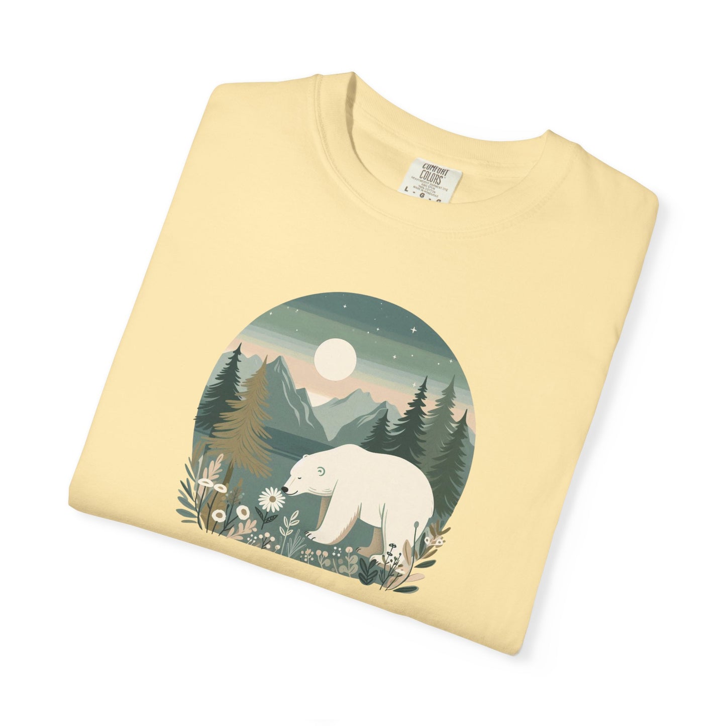 Polar Bear Wilderness Comfort Colors Tee