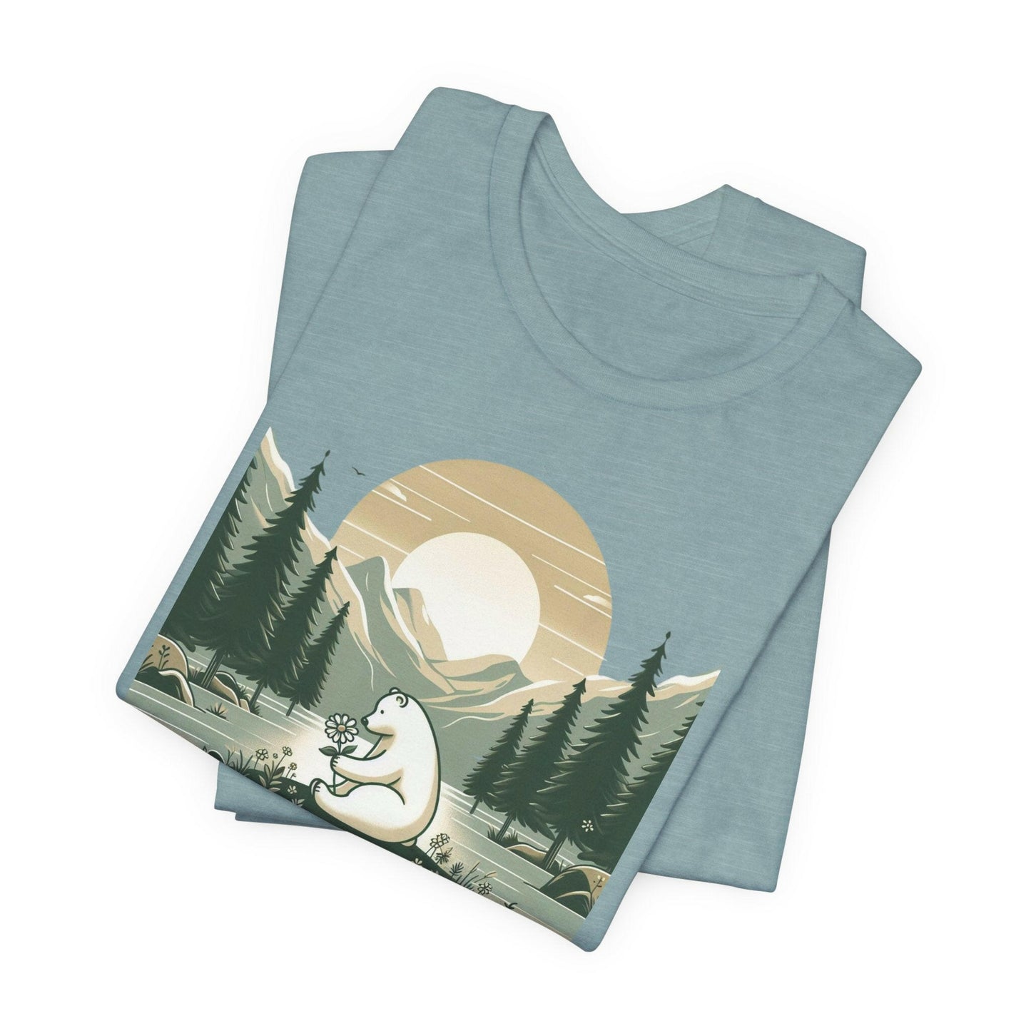 Nature-Inspired Unisex Tee - Embrace Nature's Beauty Polar Bear