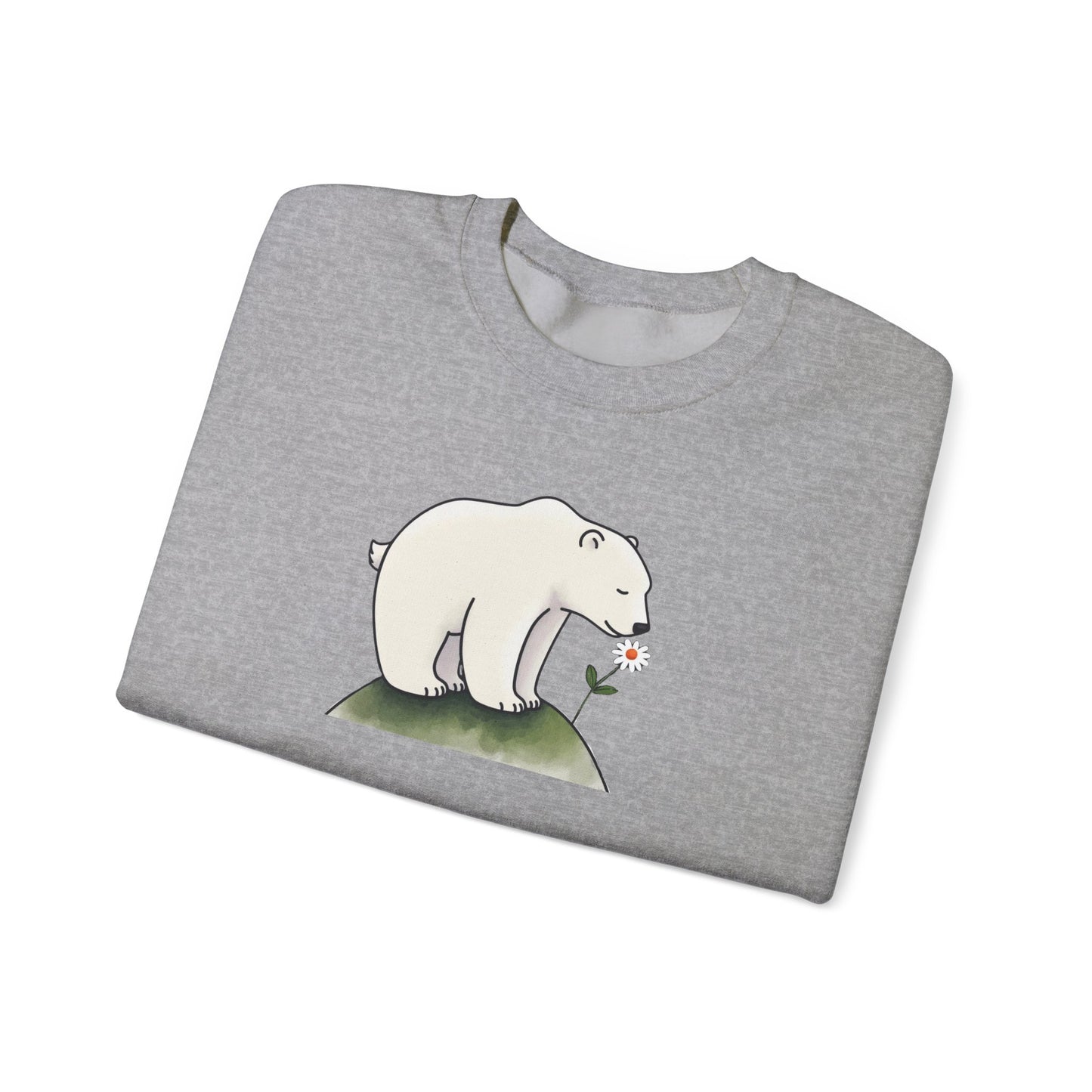 Minimalist Polar Bear Sweatshirt | Polar Den Edition