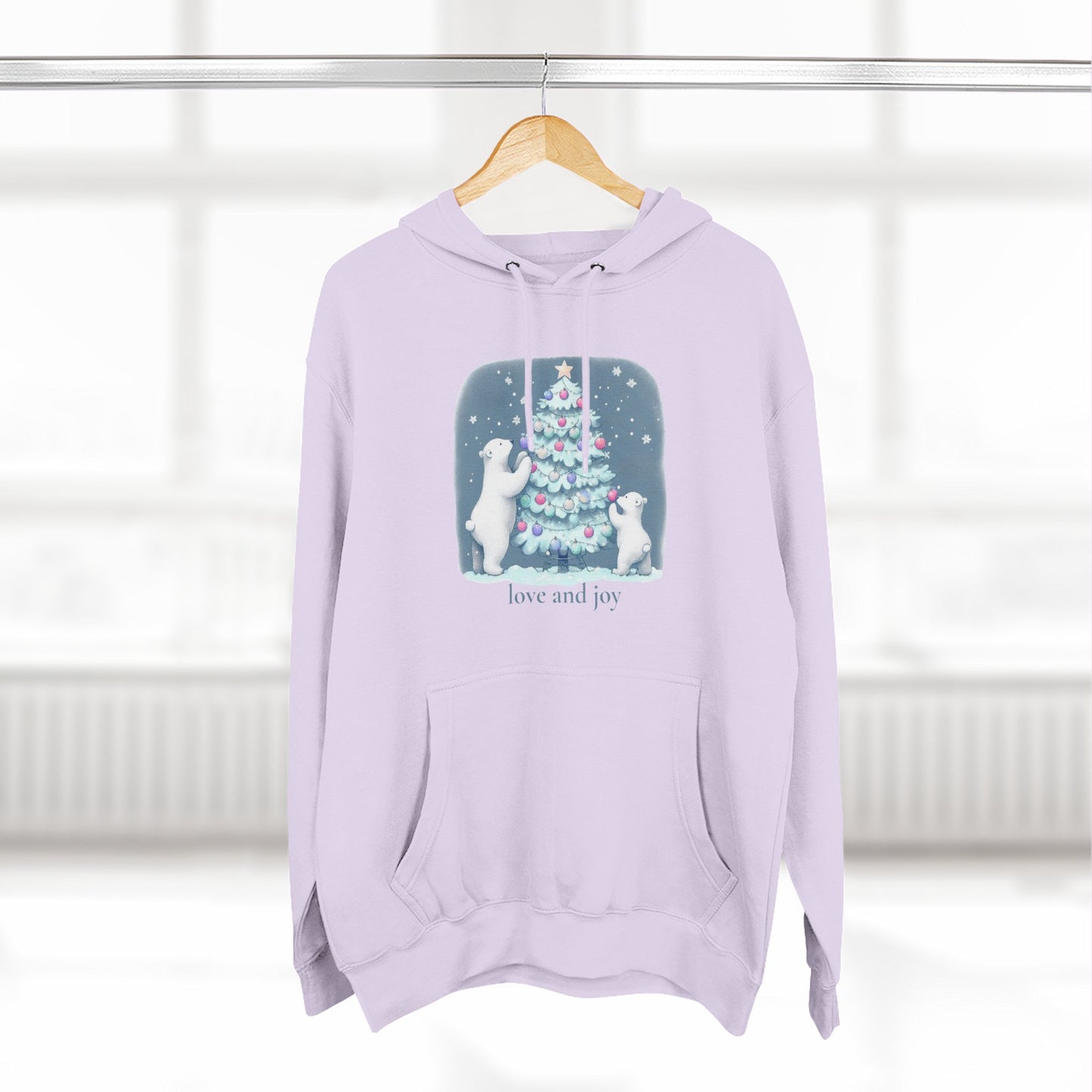 Love and Joy Polar Bears Hoodie