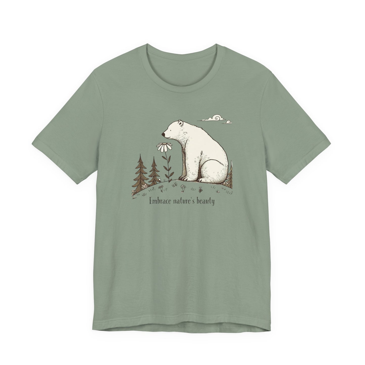 Polar Bear Nature Tee | Embrace Nature’s Beauty Shirt