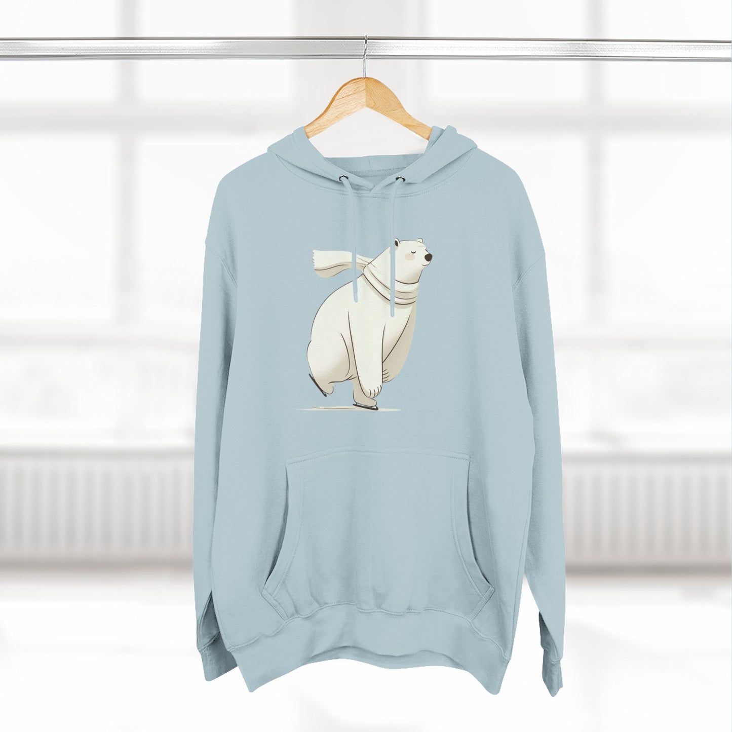 Polar Bear Skating Hoodie