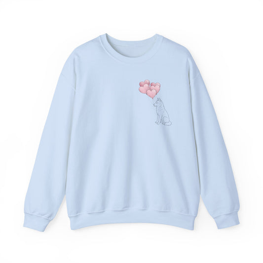 The Heartfelt Howl Husky Art Sweatshirt | Storybook Den