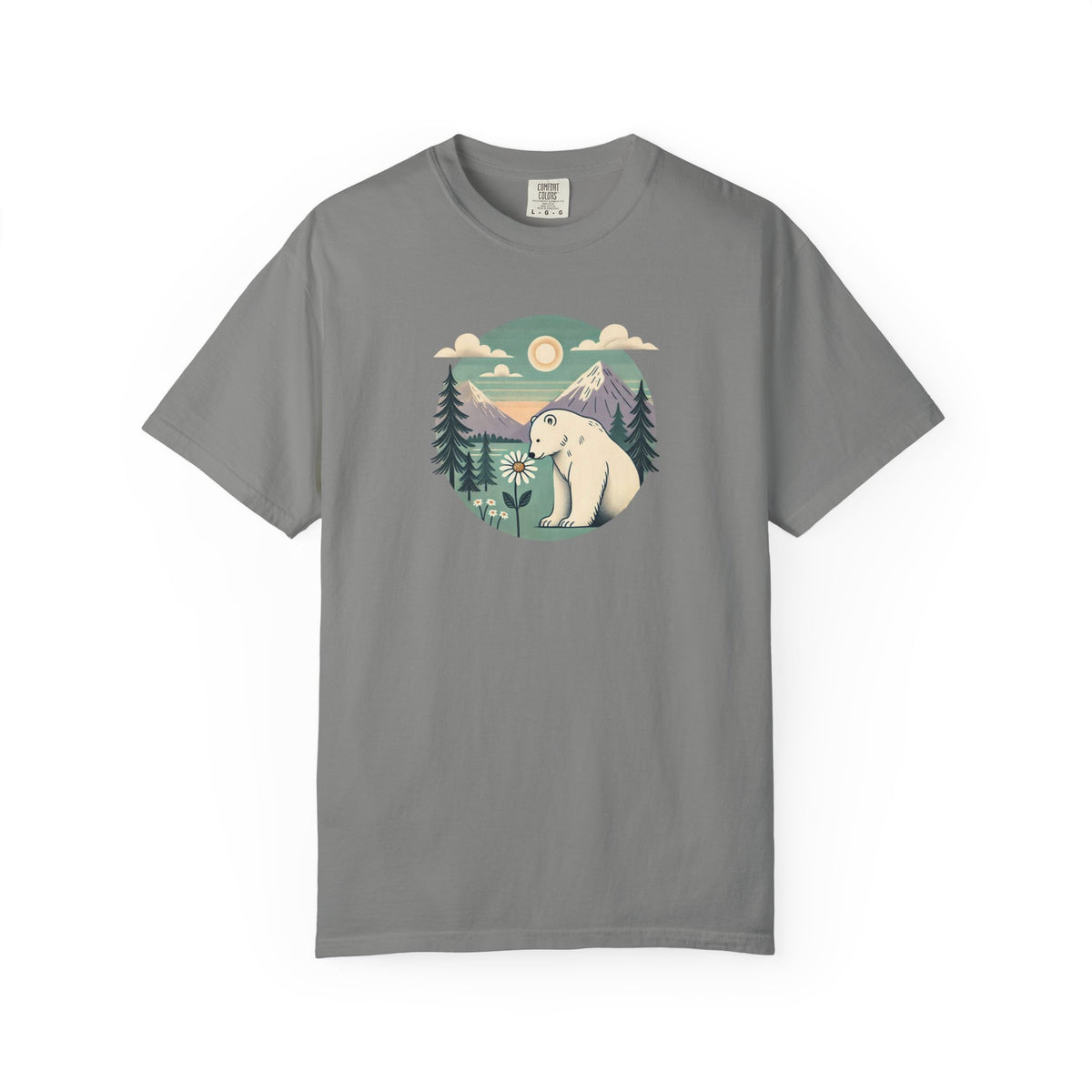 Polar Bear Mountain T-Shirt | Comfort Colors Tee