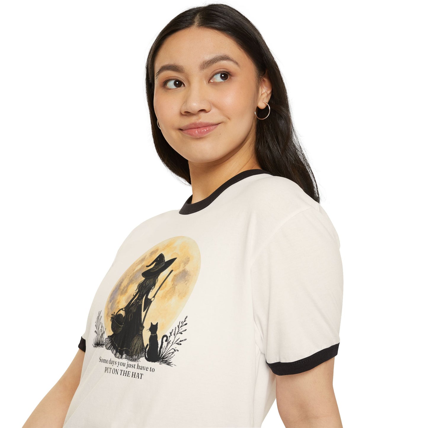 Some Days You Just Have to Put on the Hat | Comfort Colors® Witch Graphic T-Shirt