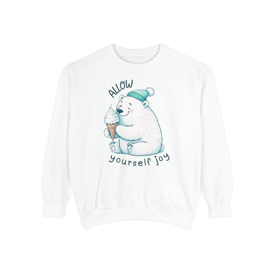 Allow Yourself Joy Heritage Sweatshirt | Polar Den Edition