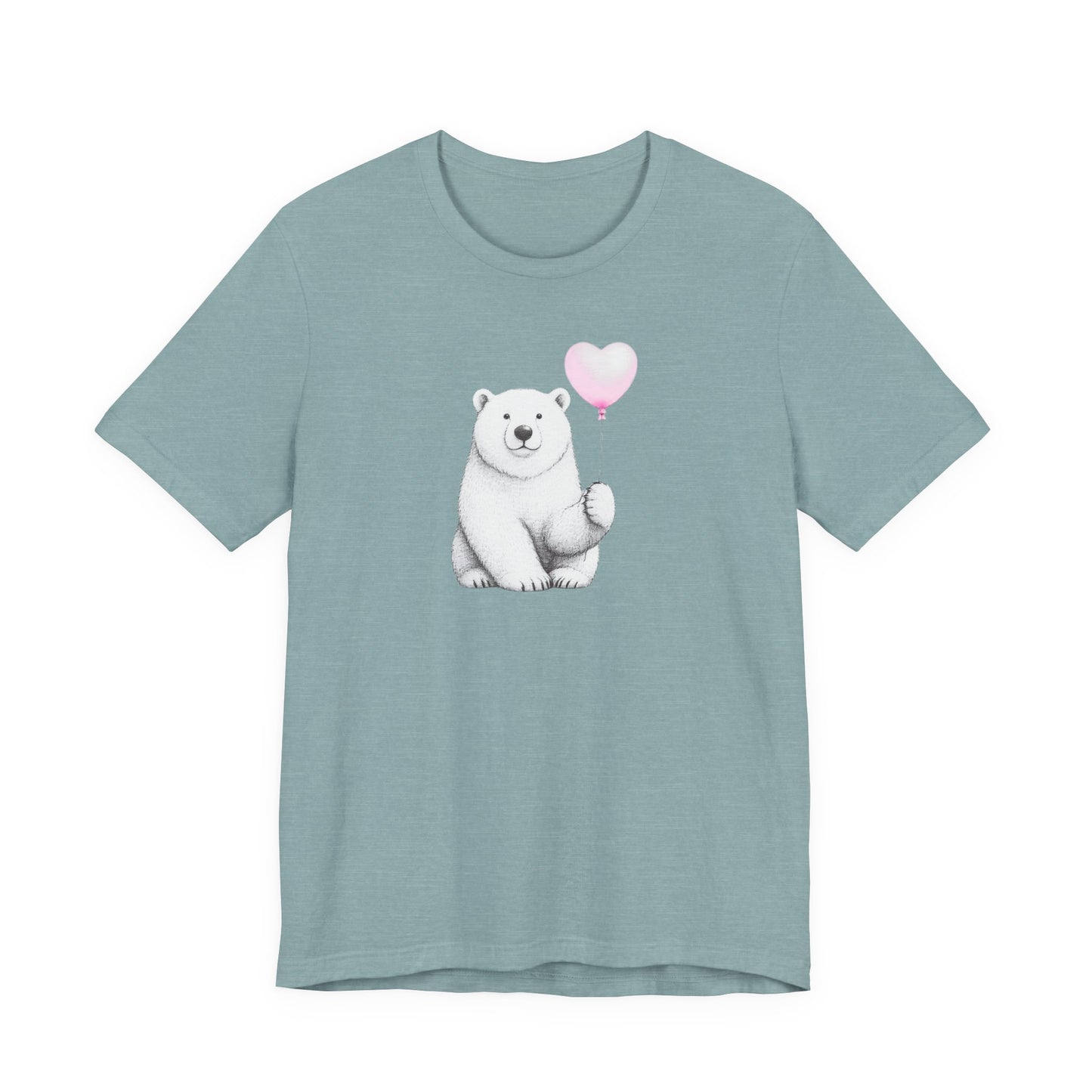 Polar Bear Holding a Balloon Tee