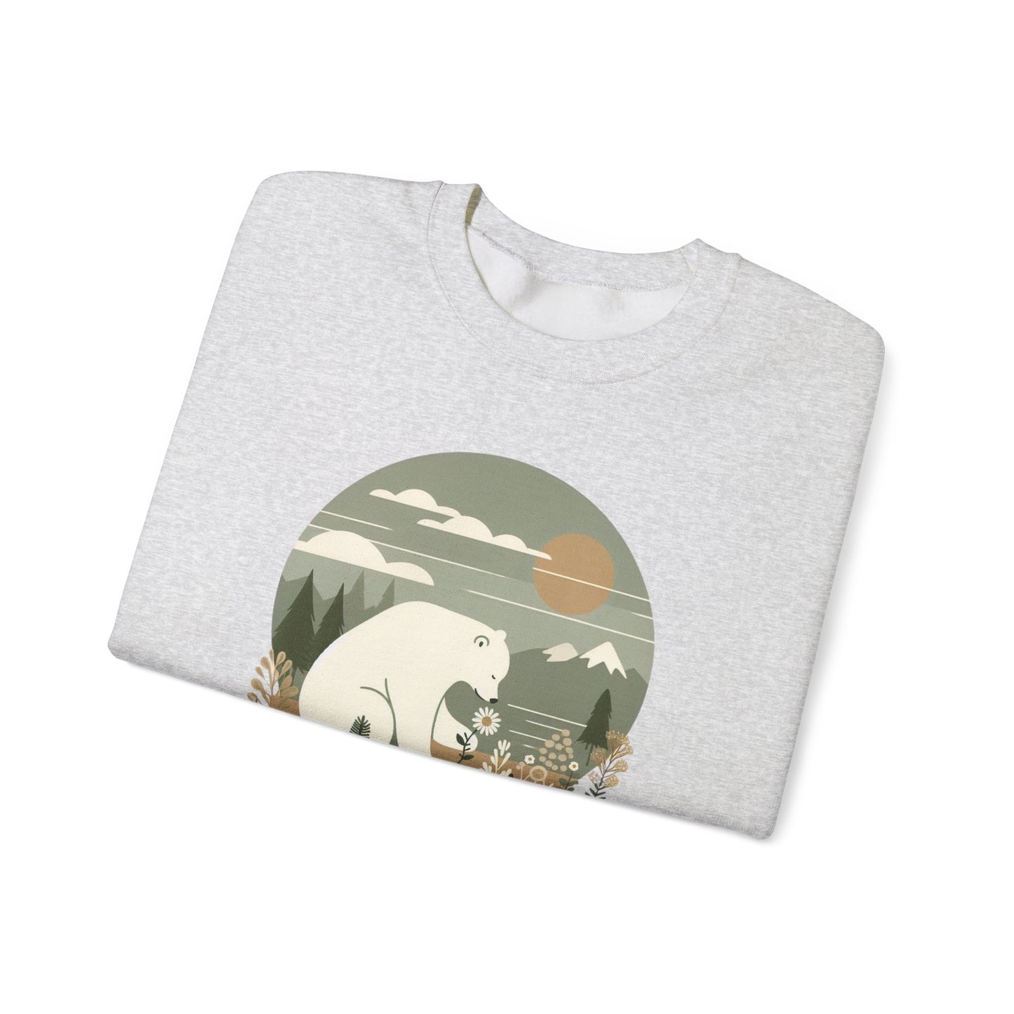 Polar Bear and Daisy Midweight Sweatshirt | Polar Den Edition