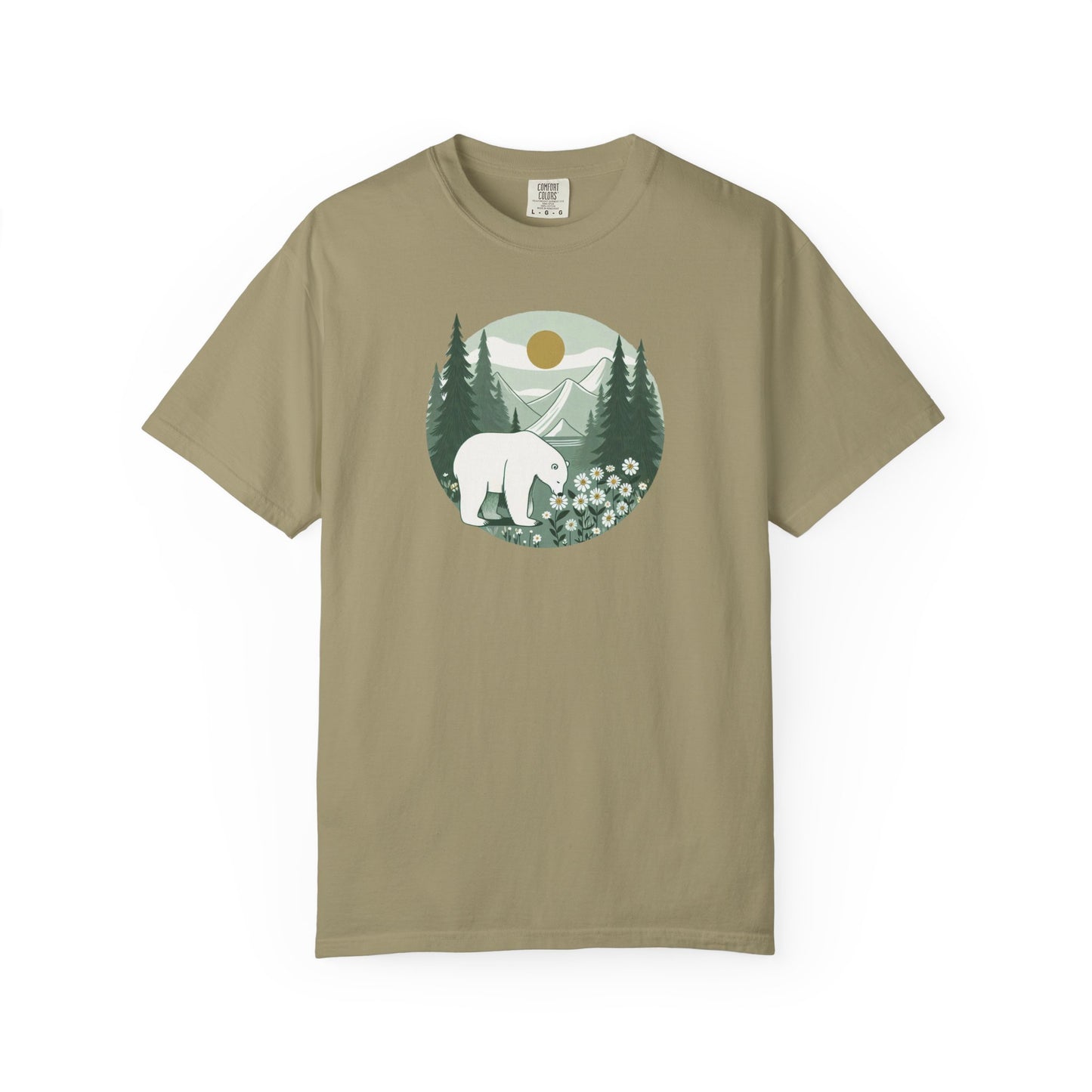 Polar Bear Mountain Meadow Comfort Colors Tee