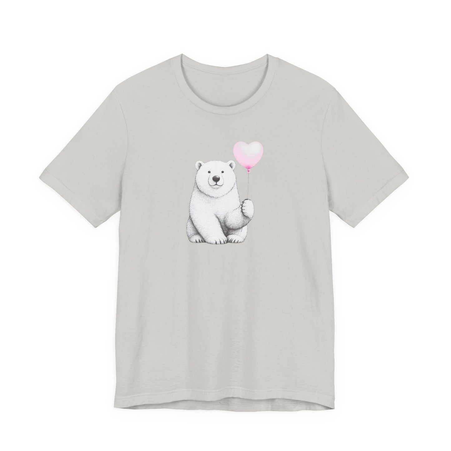 Polar Bear Holding a Balloon Tee