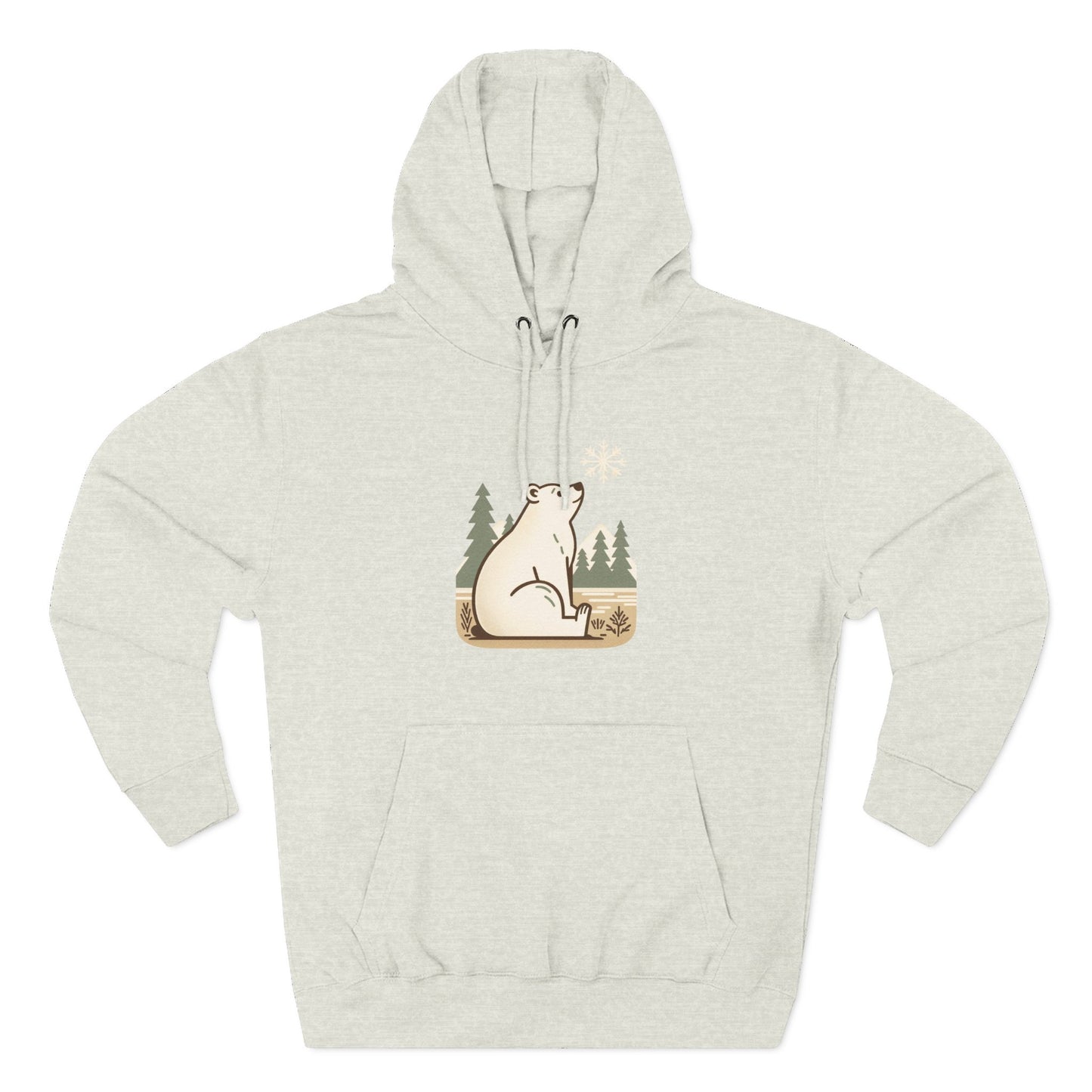 Polar Bear Snowflake Hoodie