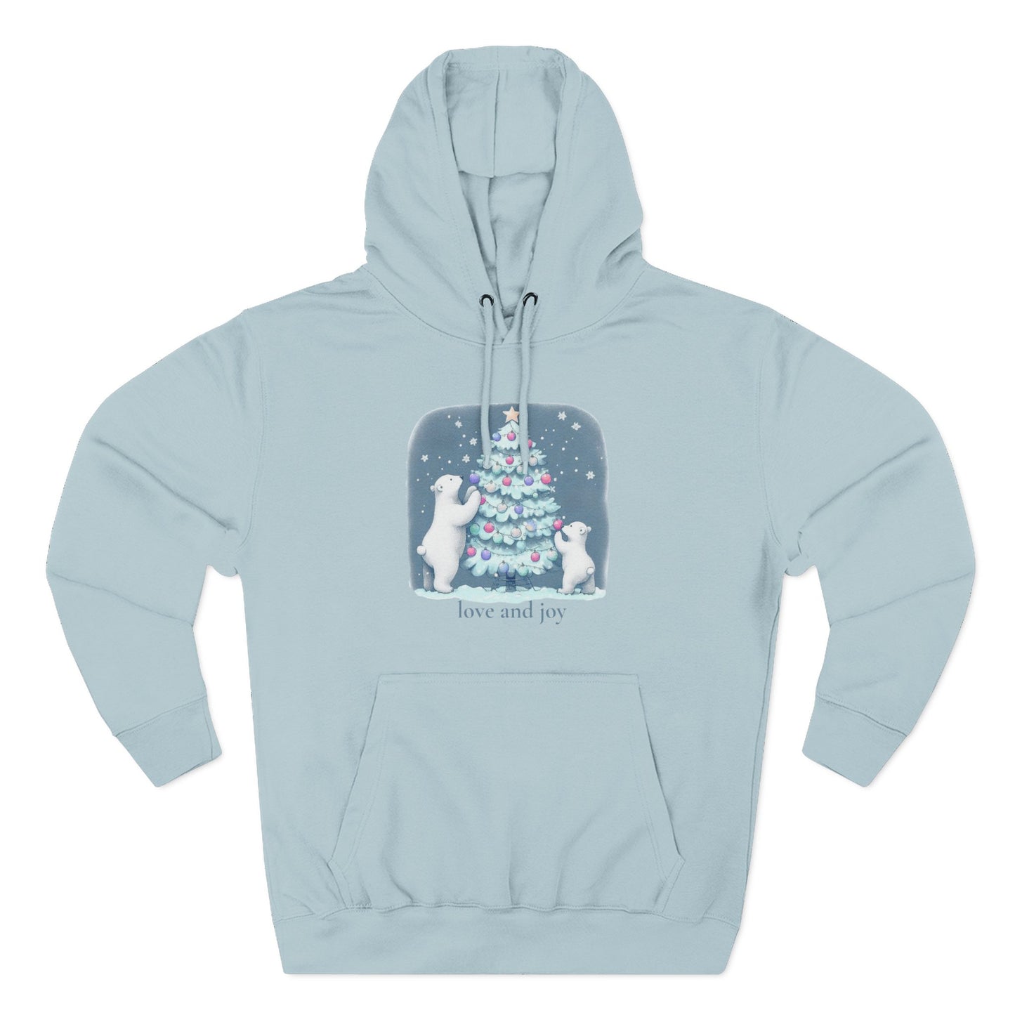 Love and Joy Polar Bears Hoodie