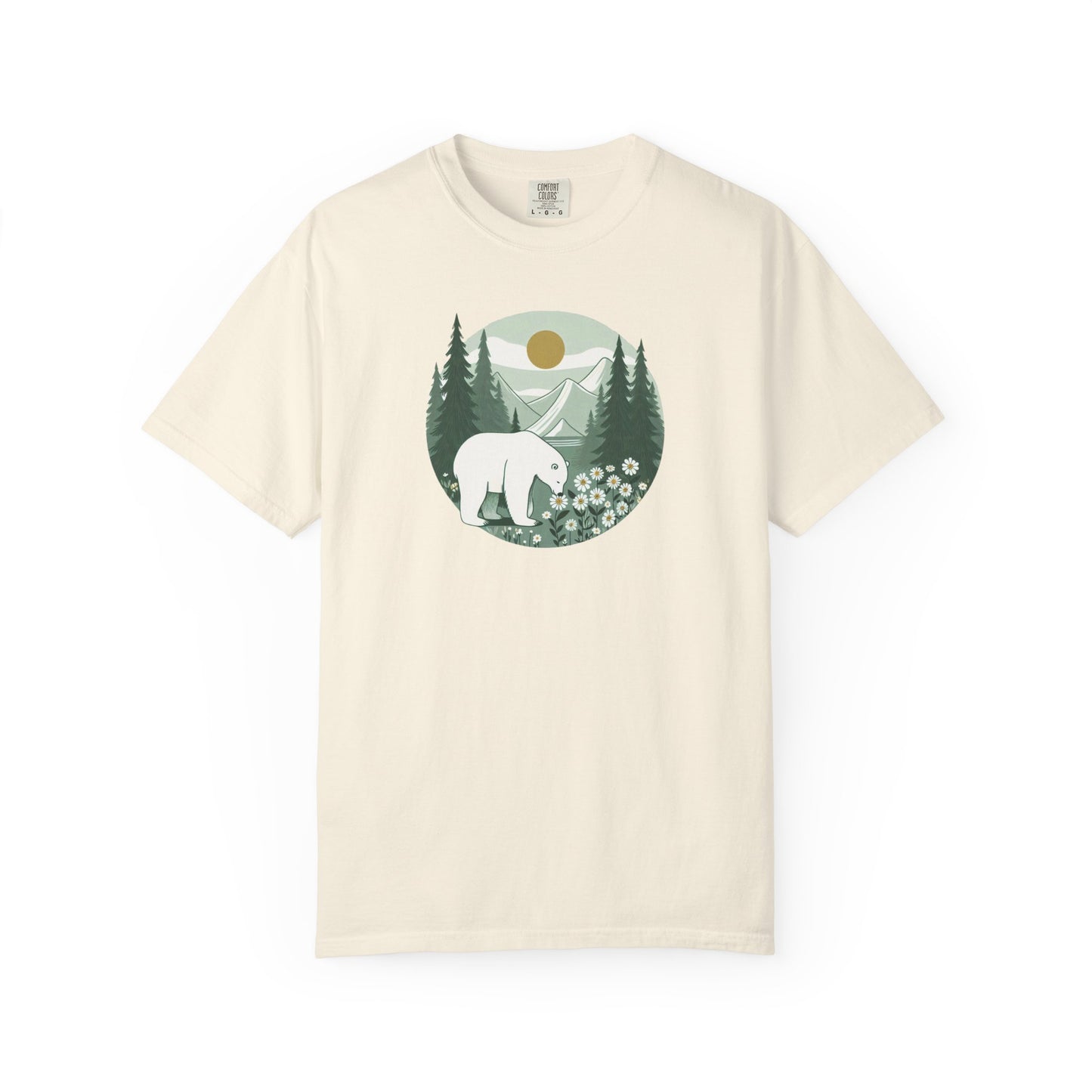 Polar Bear Mountain Meadow Comfort Colors Tee