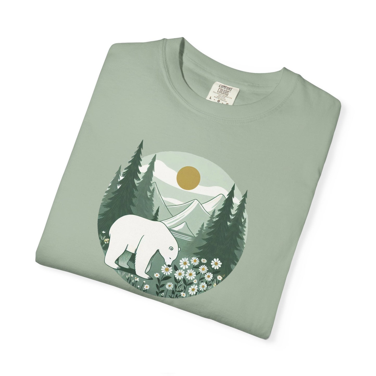 Polar Bear Mountain Meadow Comfort Colors Tee