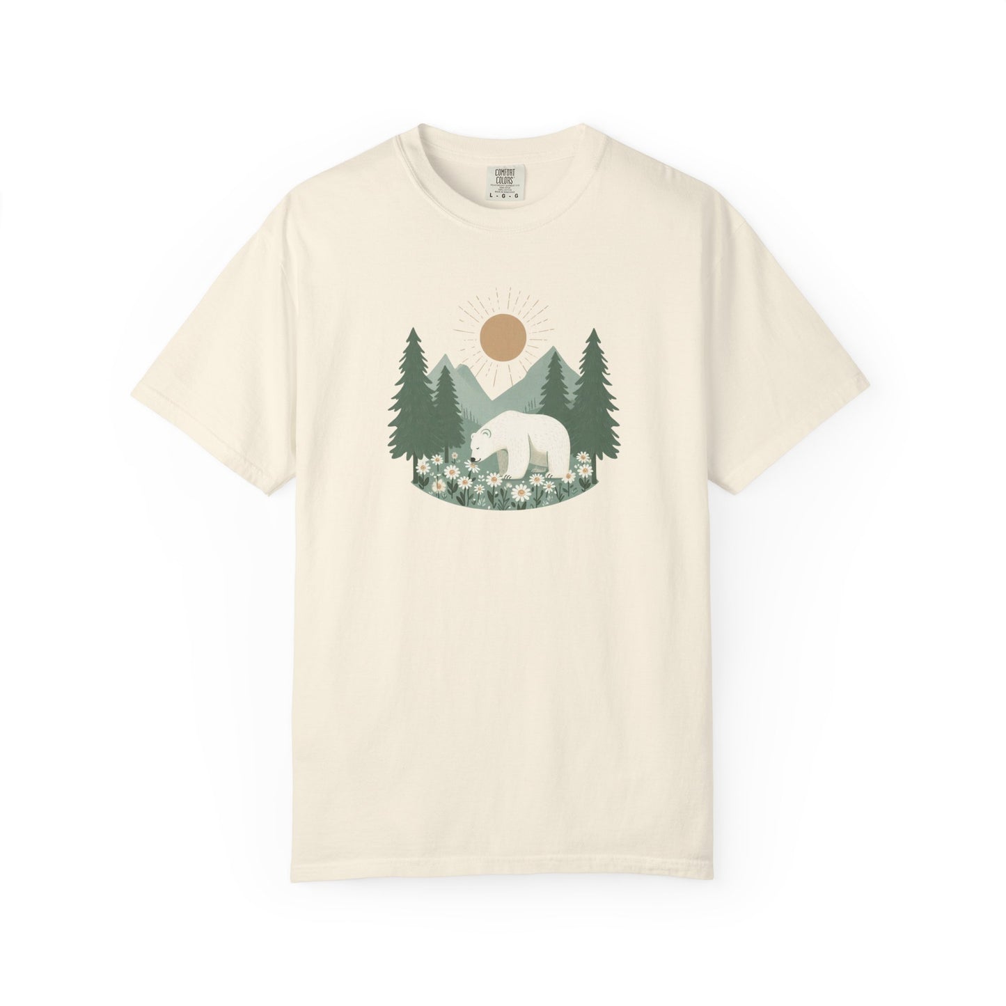 Sunlit Forest Polar Bear Tee