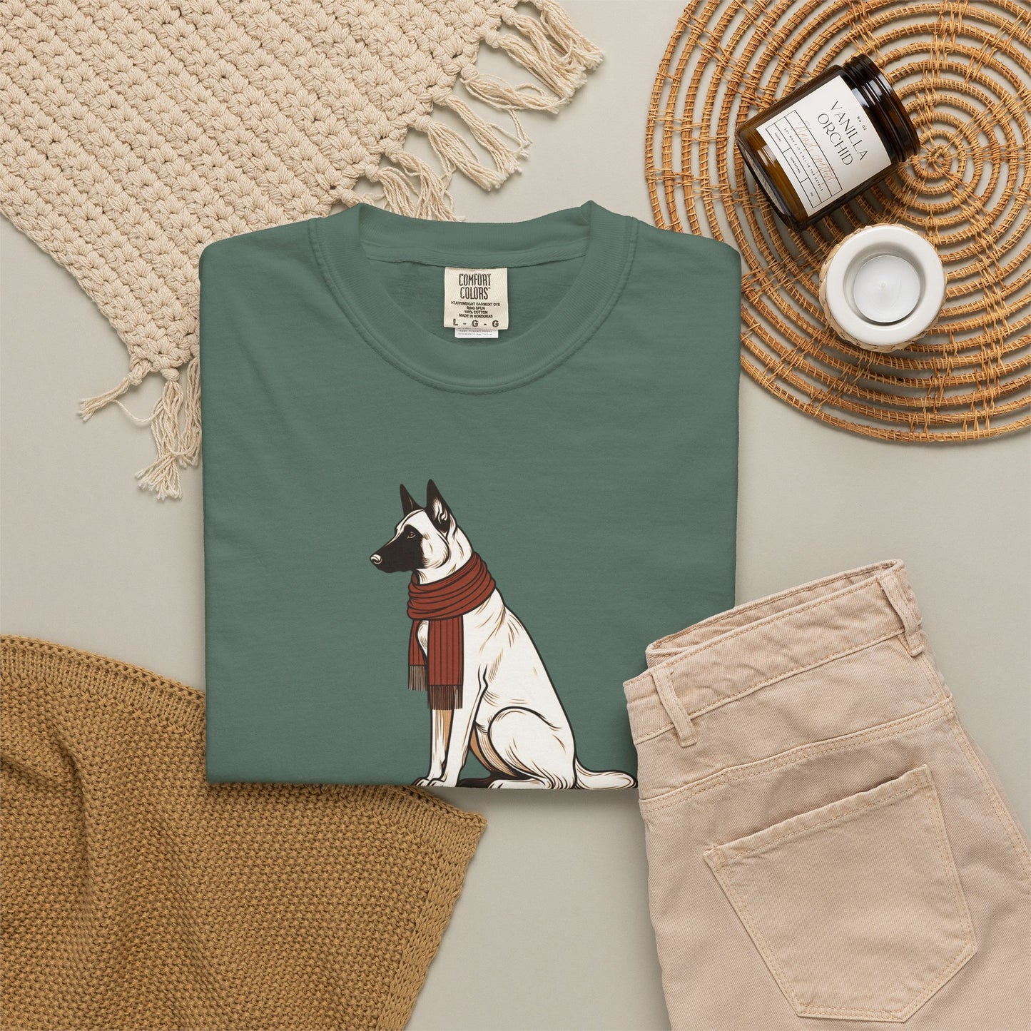 Belgian Malinois Scarf Tee