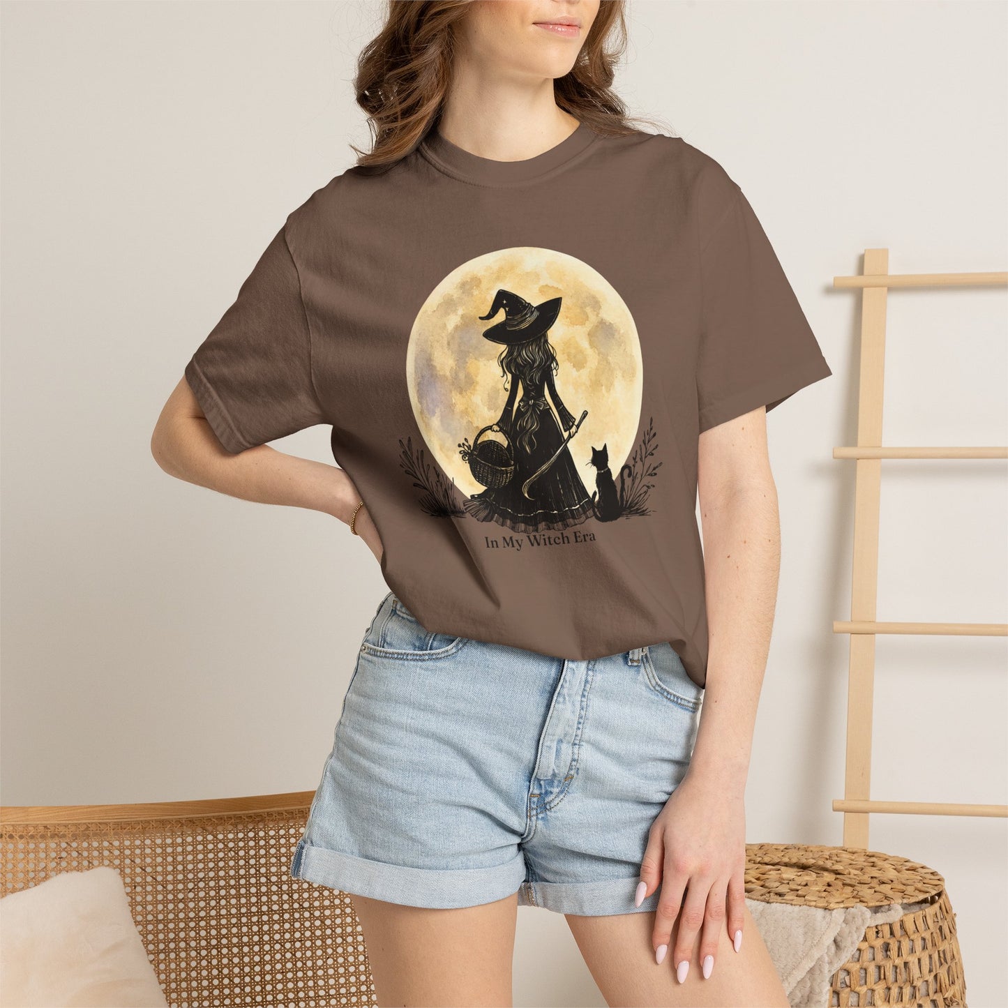 In My Witch Era Graphic Tee | Moon Witch Comfort Colors Shirt
