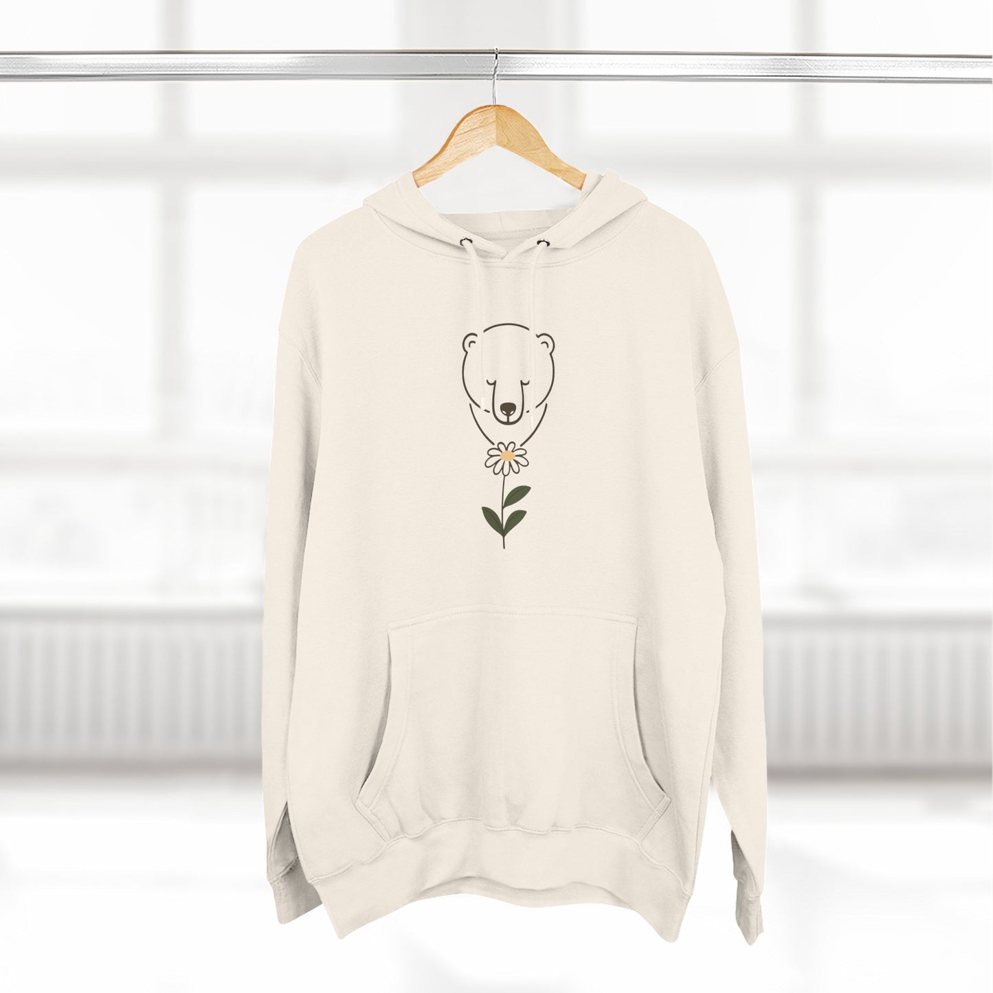 Polar Bear Daisy Hoodie