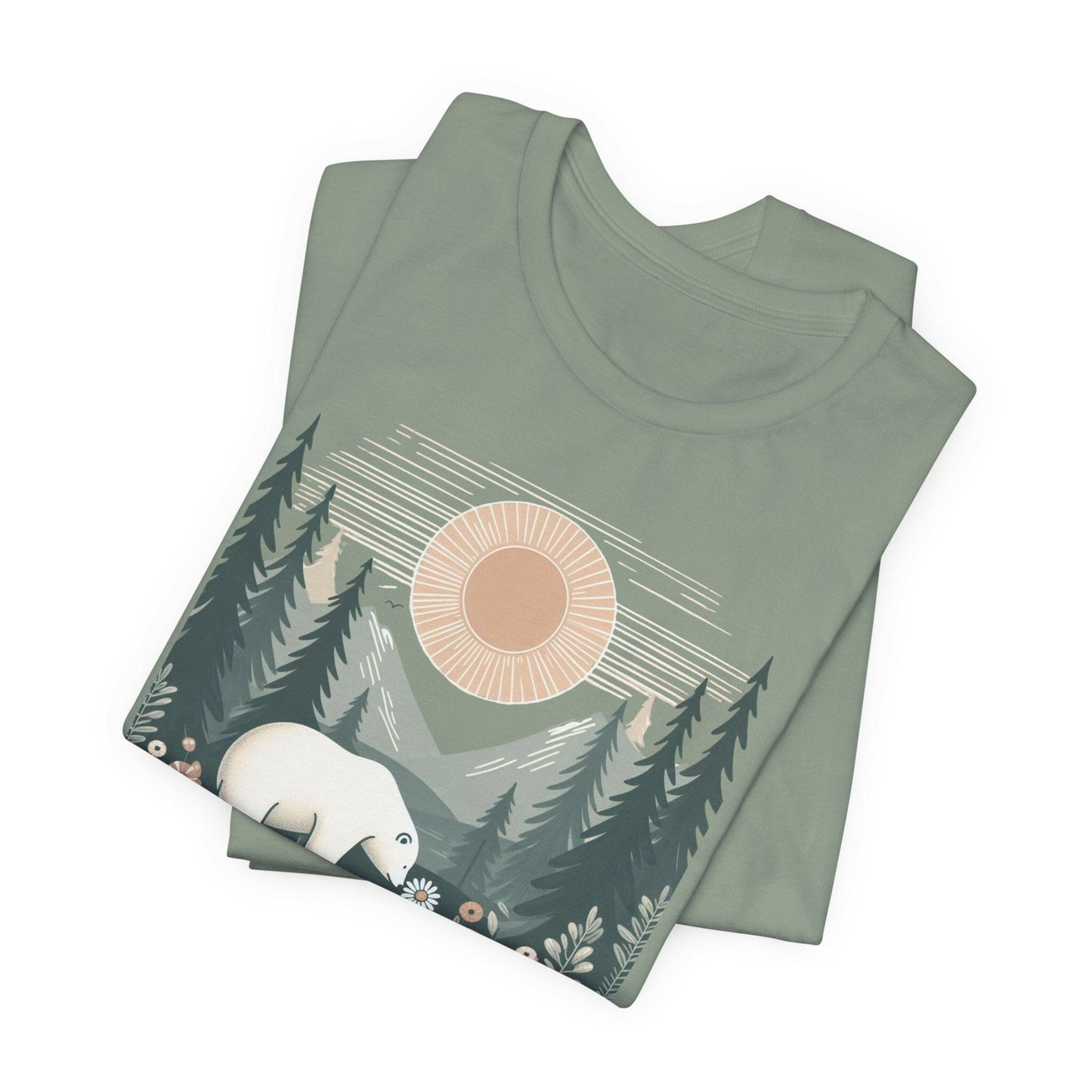 Nature-Inspired Polar Bear Tee