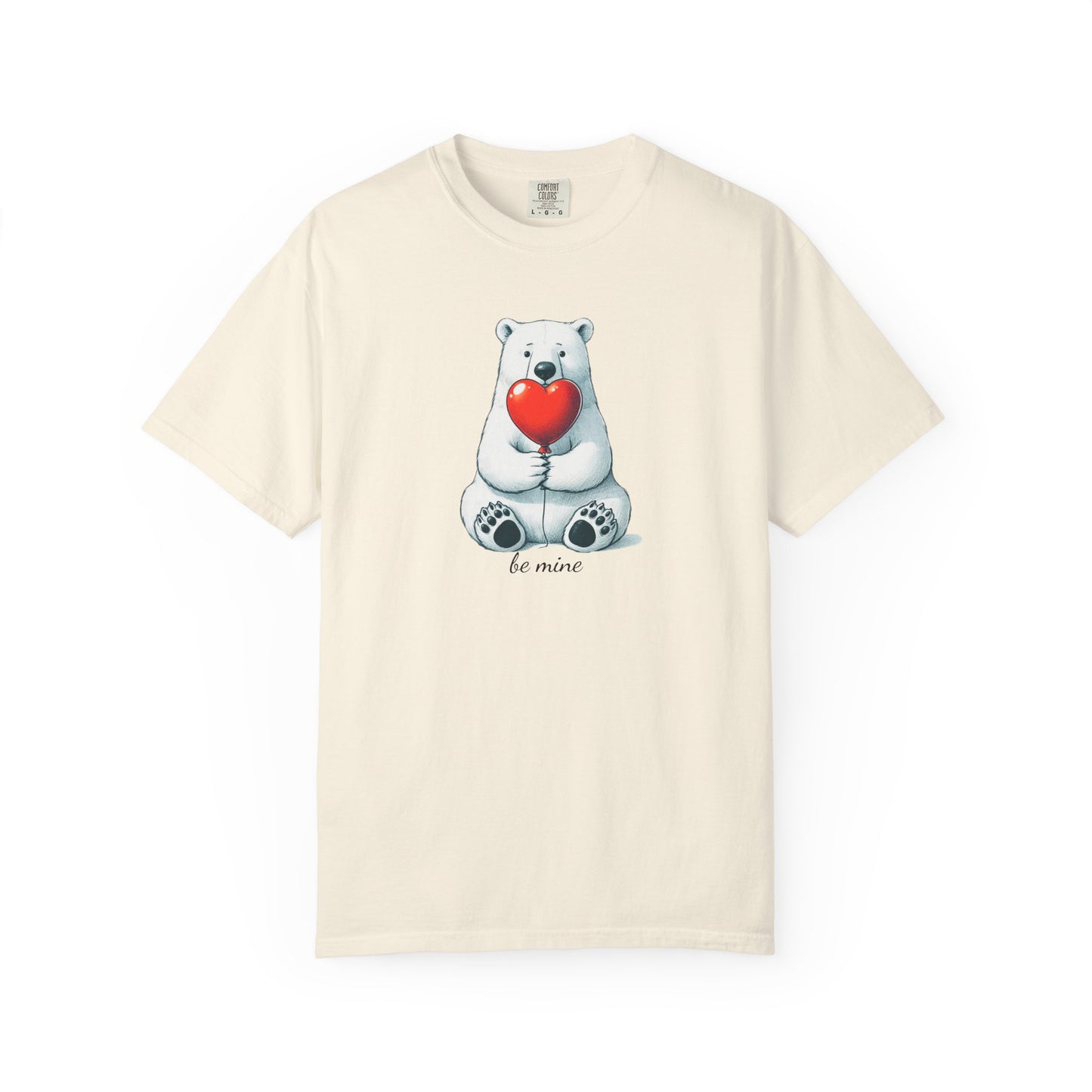 Be Mine Polar Bear Comfort Colors Tee