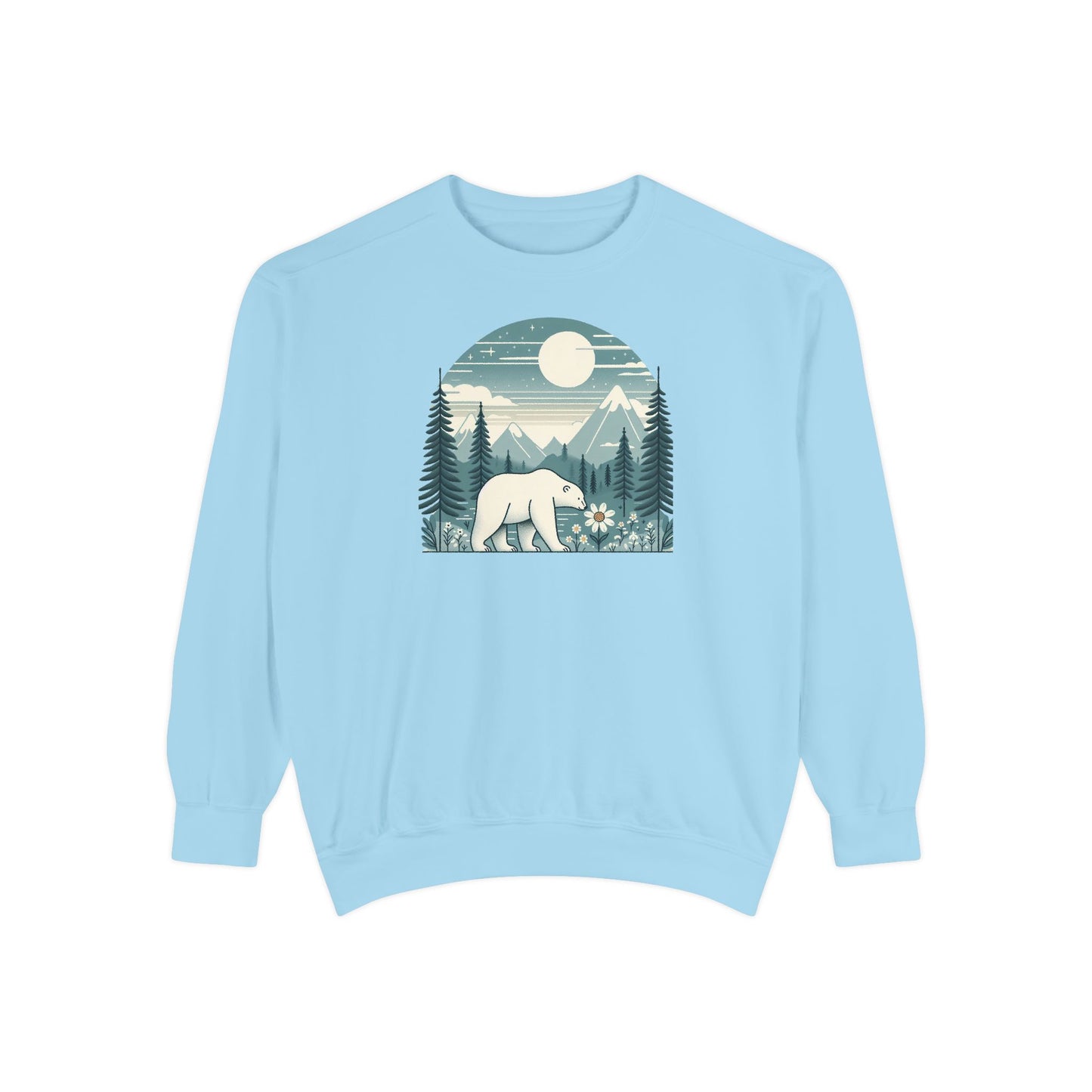 Solstice Polar Bear Comfort Colors Sweatshirt