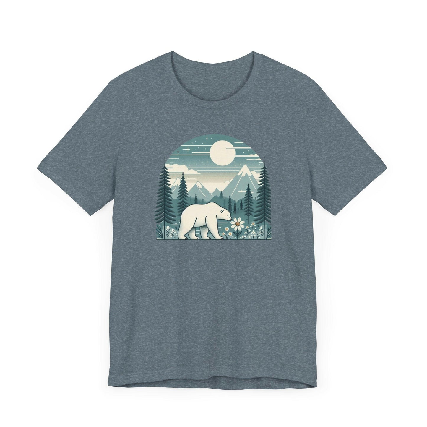 Nature Lover's Bear Graphic Tee | Unisex Jersey Short Sleeve T-Shirt - Stompy Paws