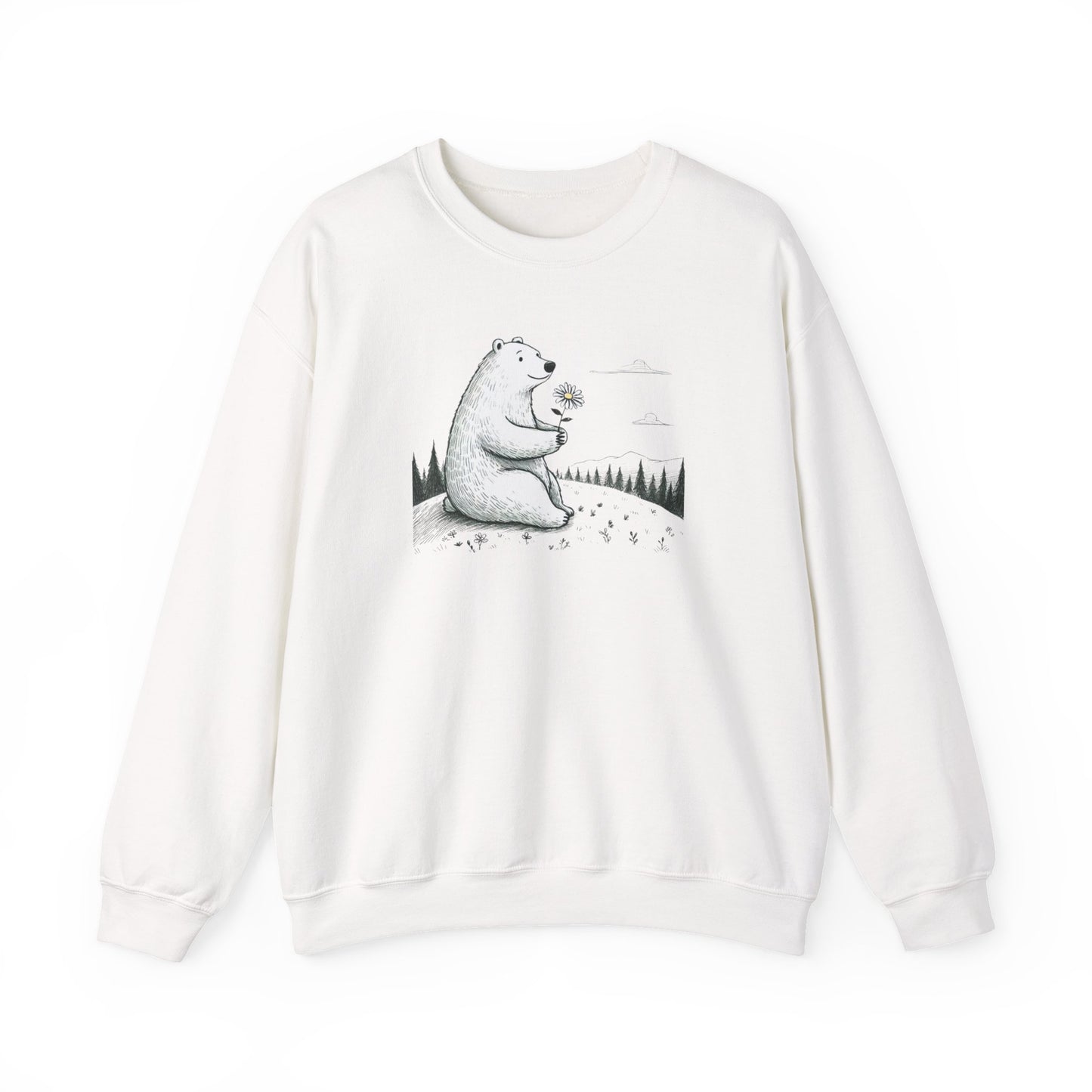 Daisy Bear Sketch Sweatshirt | Polar Den Edition