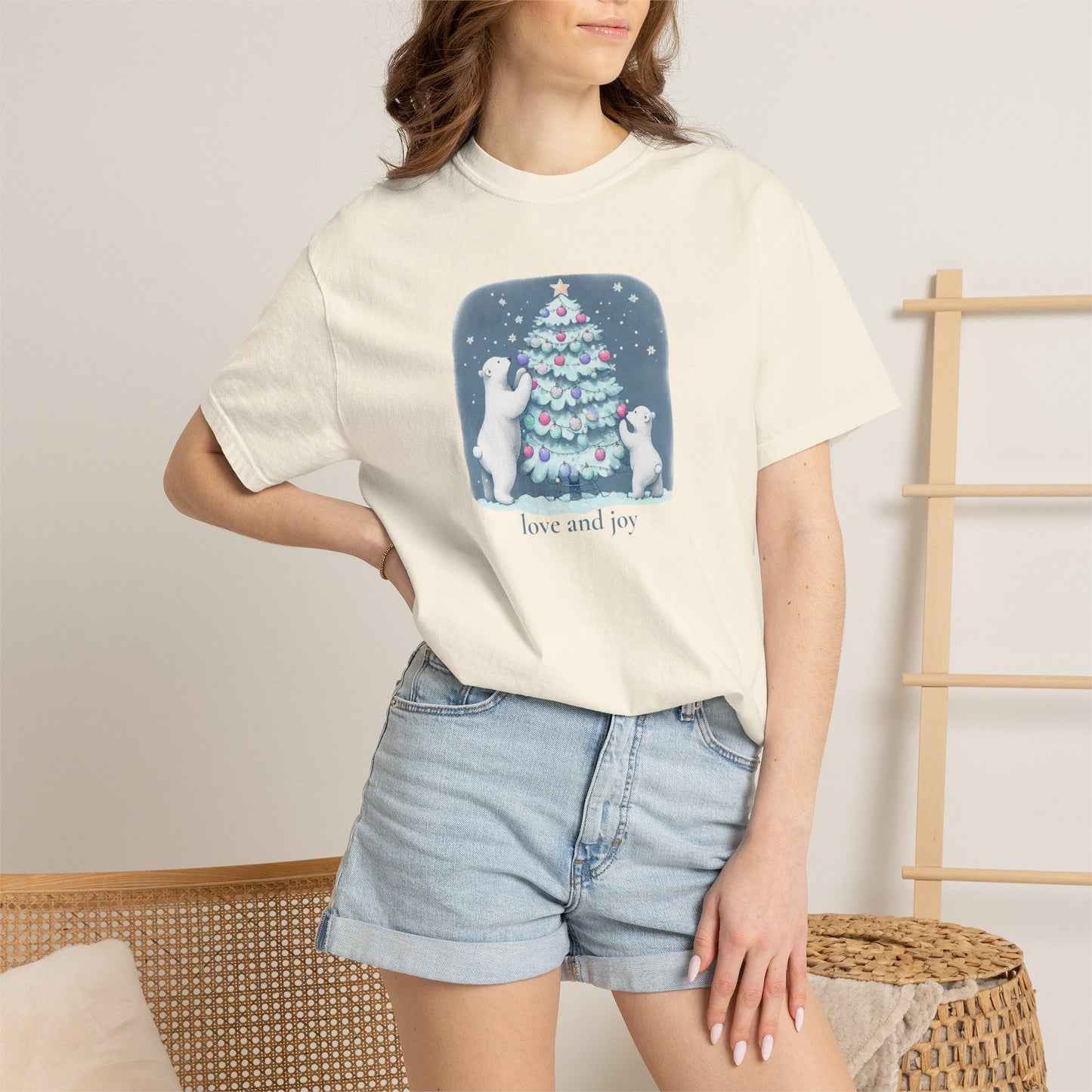 Love and Joy Polar Bear Tee