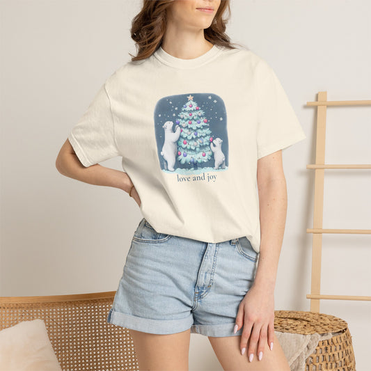 Love and Joy Polar Bear Tee