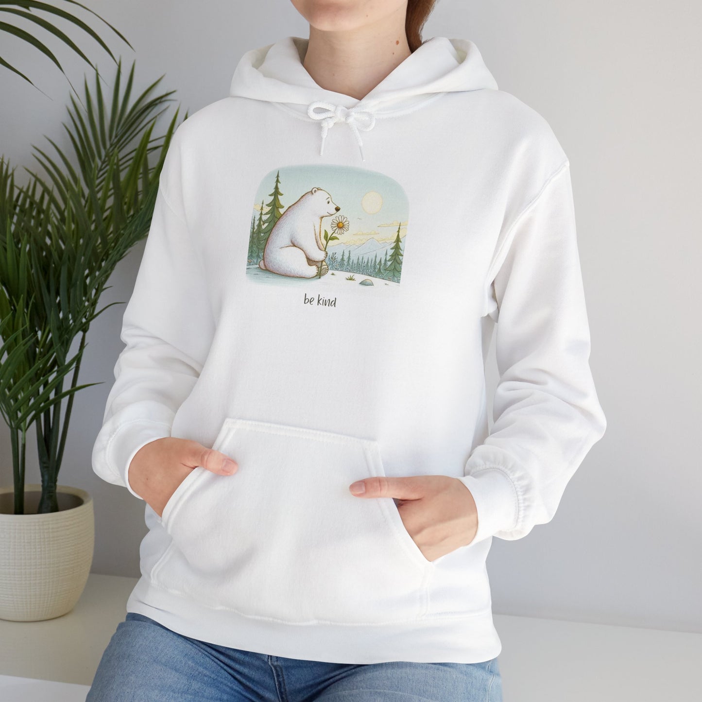 Be Kind Polar Bear Hoodie | Polar Den