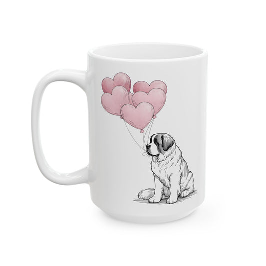 The Gentle Giant Saint Bernard Art Mug | 15oz