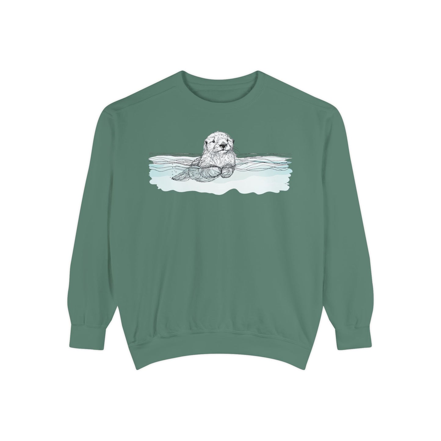 Sea Otter Floating Sweatshirt