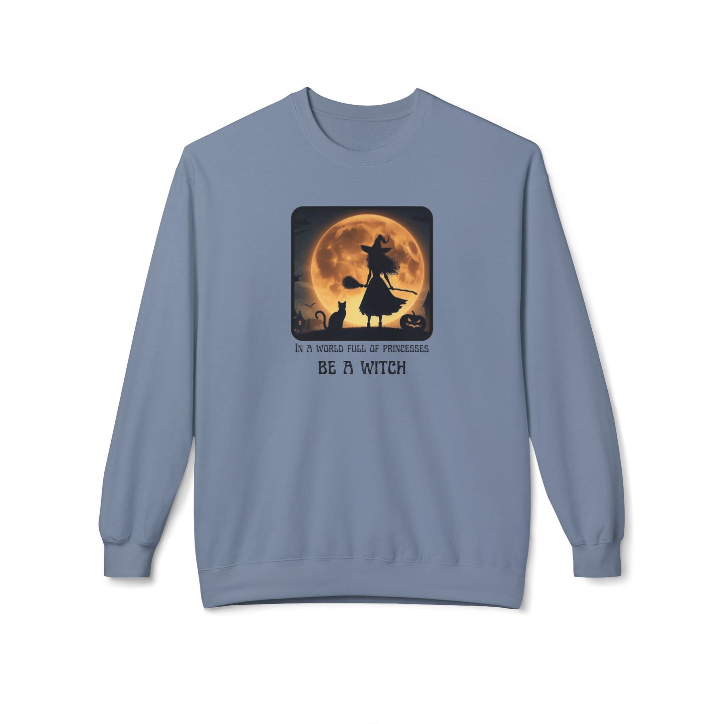 Be a Witch Sweatshirt | Moon Witch Graphic