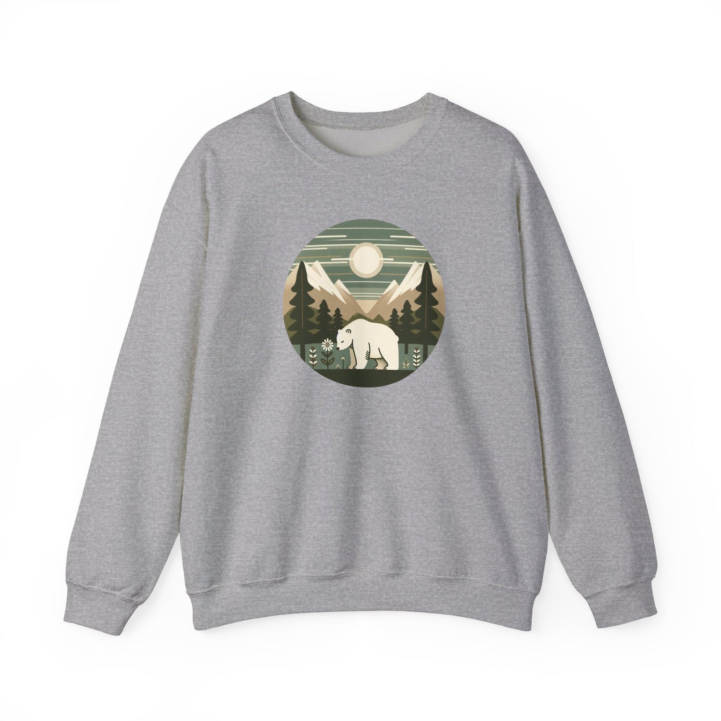 Polar Bear Sweatshirt | Cozy Gildan Heavy Blend