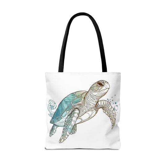 Sea Turtle Wisdom Tote | Coastal Zen Edition
