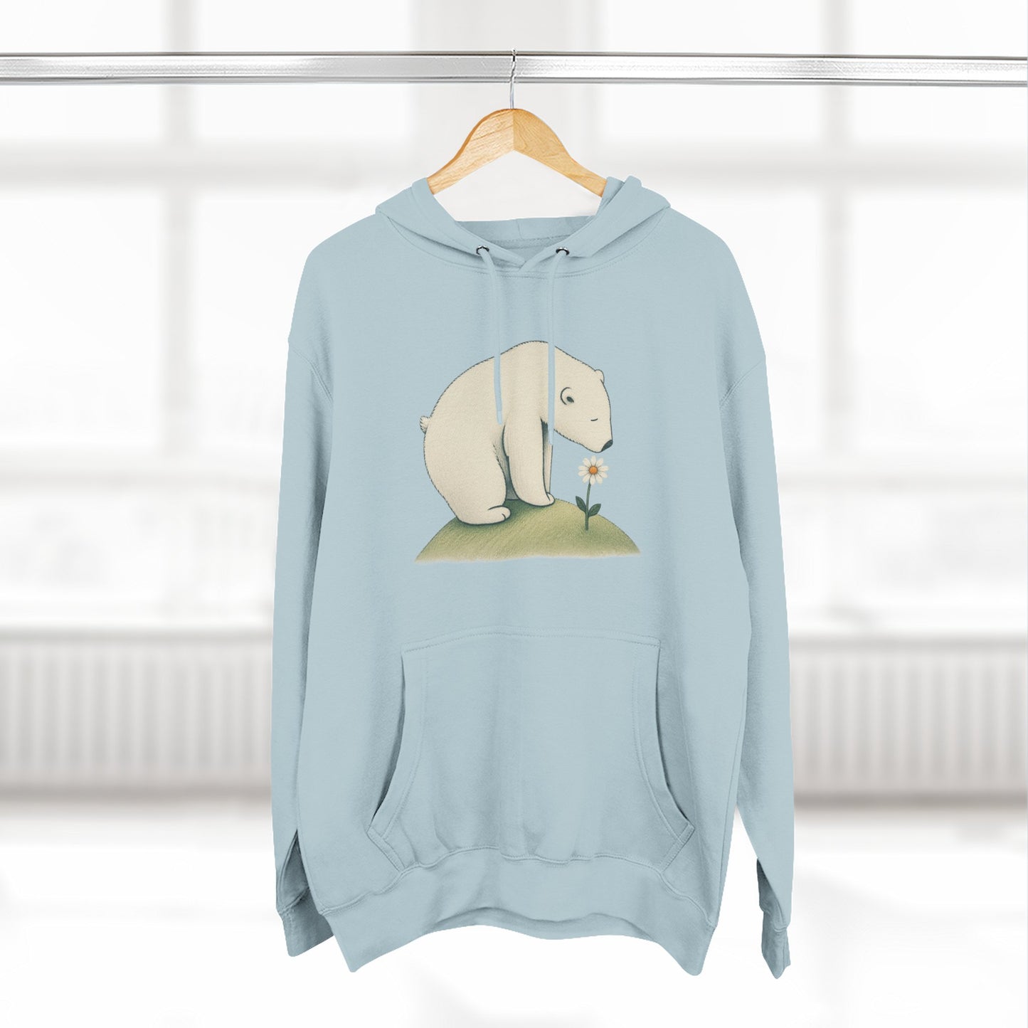Daisy Day Polar Bear Hoodie