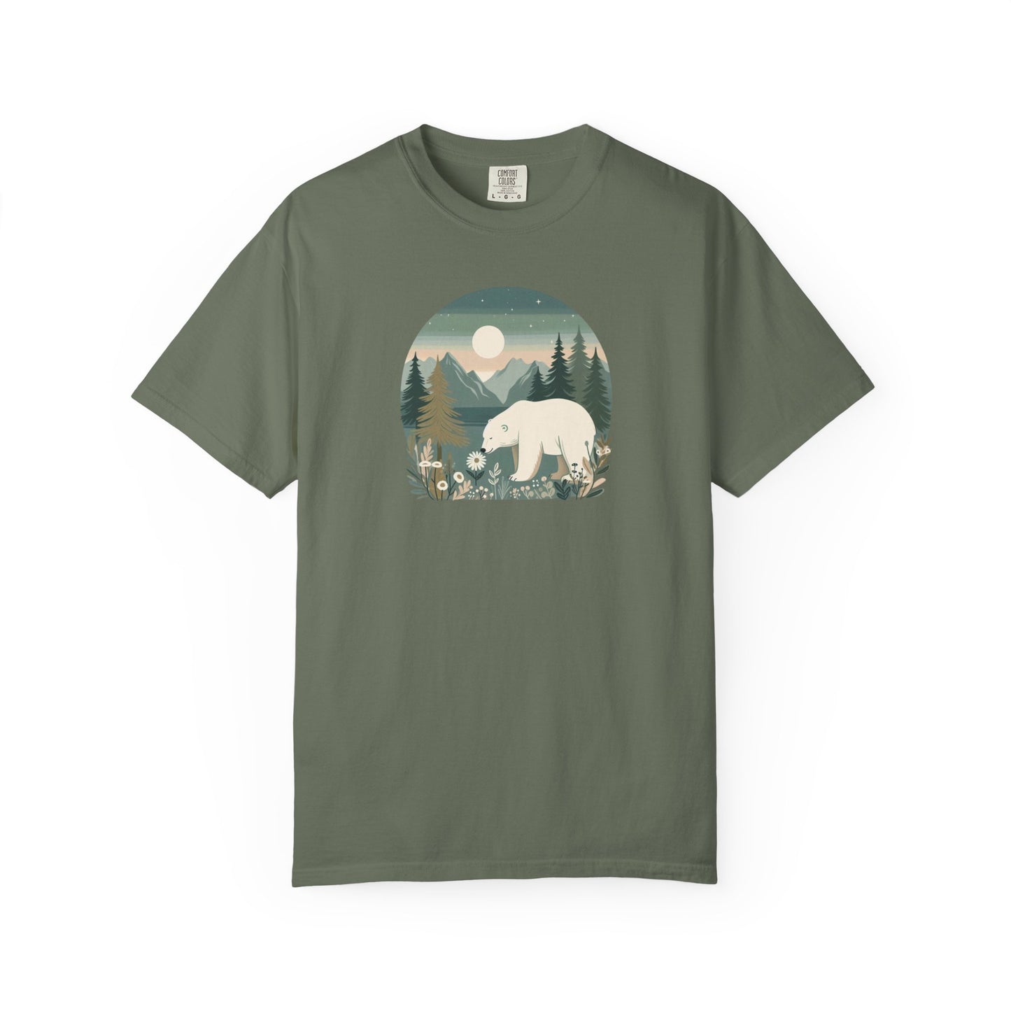 Polar Bear Wilderness Comfort Colors Tee