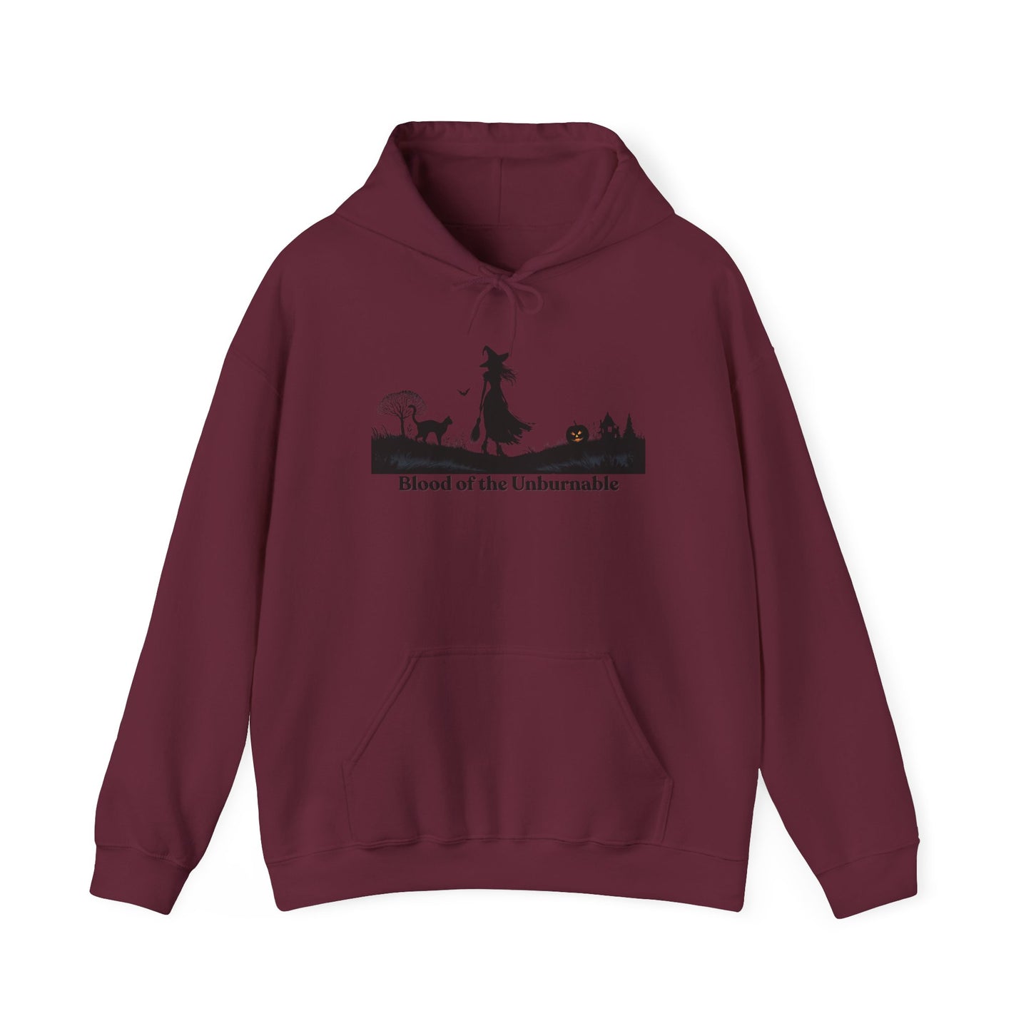Blood of the Unburnable Witch Hoodie | Cozy Halloween Sweatshirt