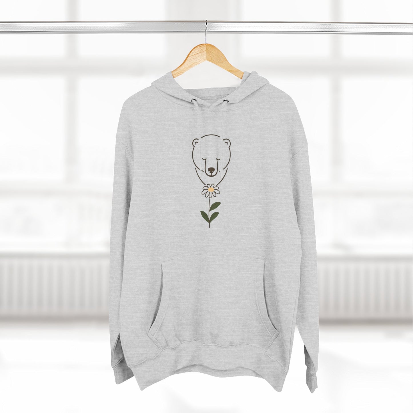 Polar Bear Daisy Hoodie
