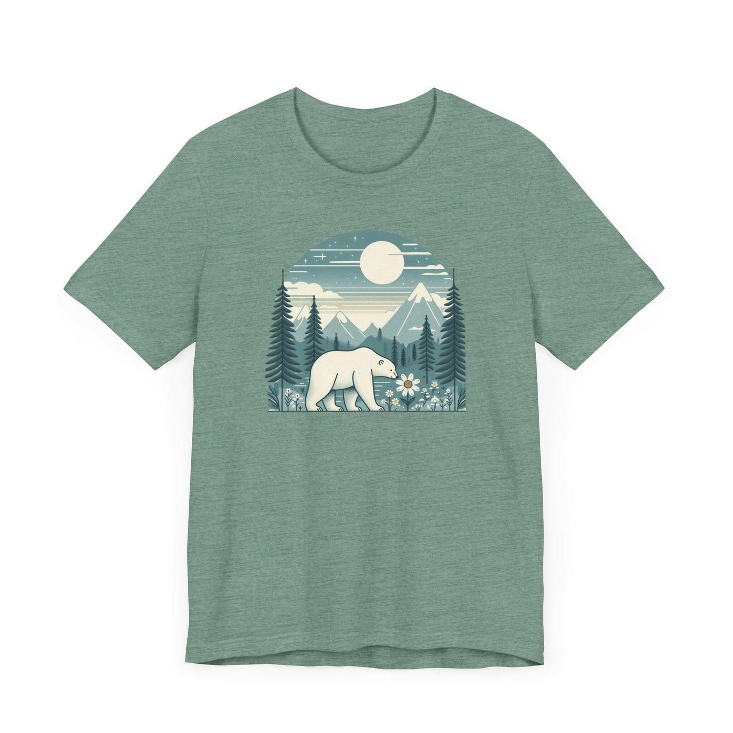 Nature Lover's Bear Graphic Tee | Unisex Jersey Short Sleeve T-Shirt - Stompy Paws