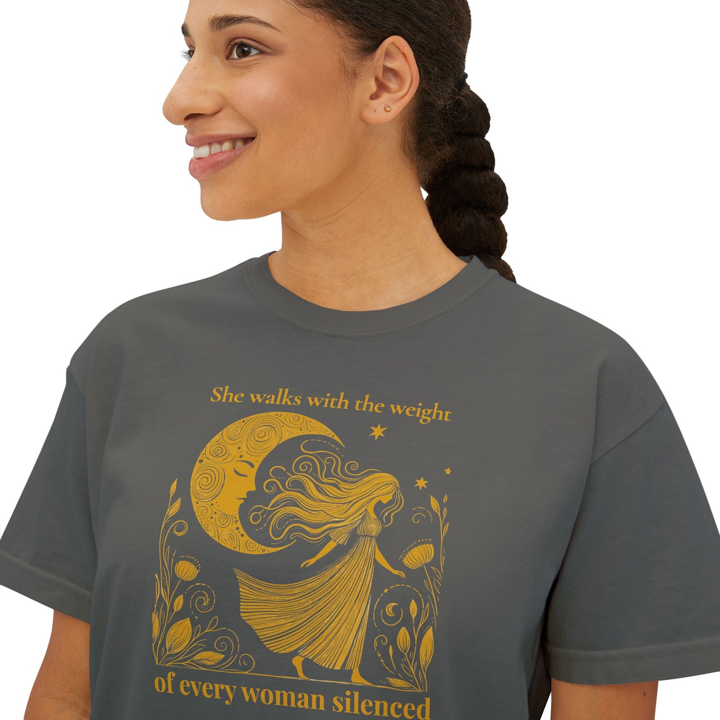 The Silenced Weight Signature Boxy Art Tee | Mystic Den