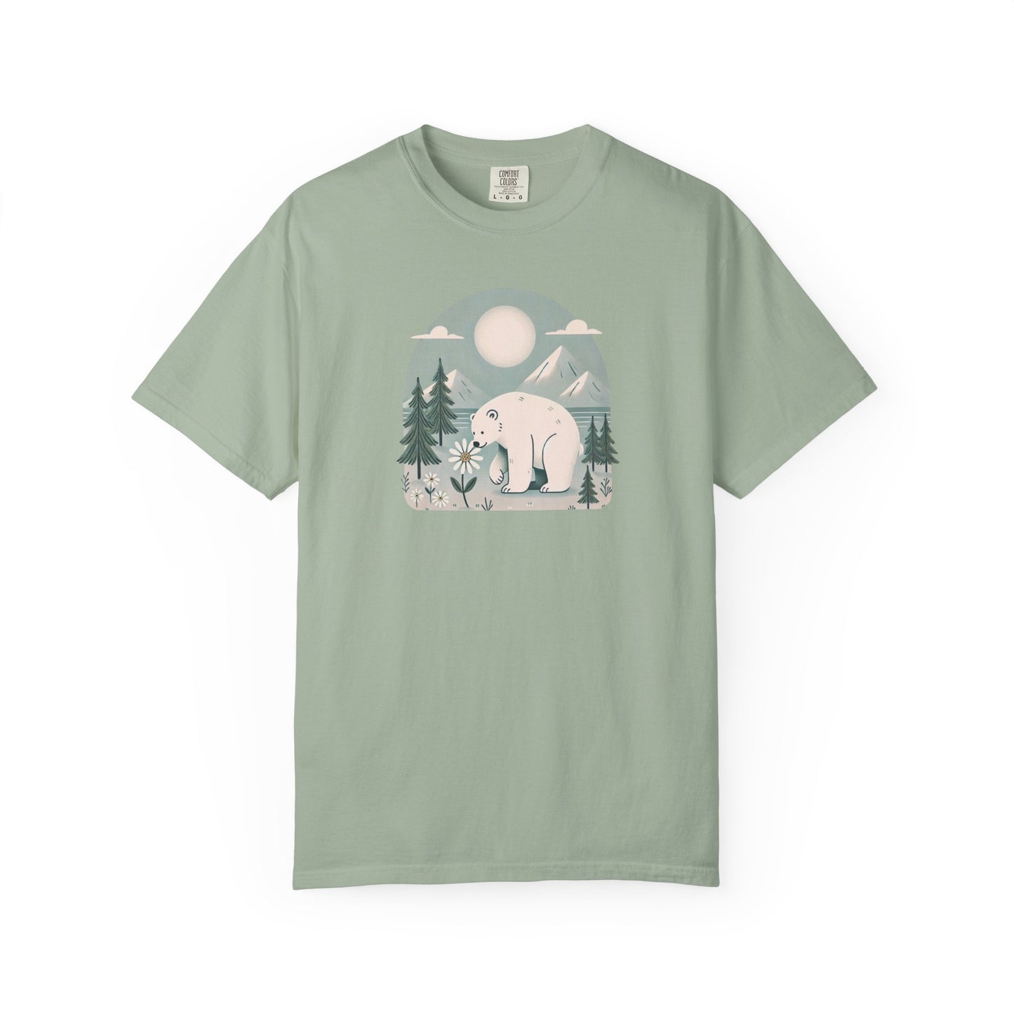 Polar Bear Meadow Comfort Colors Tee