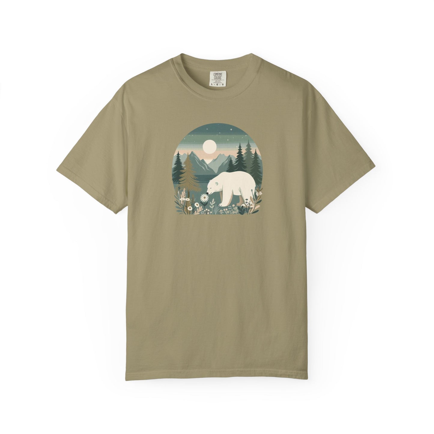 Polar Bear Wilderness Comfort Colors Tee