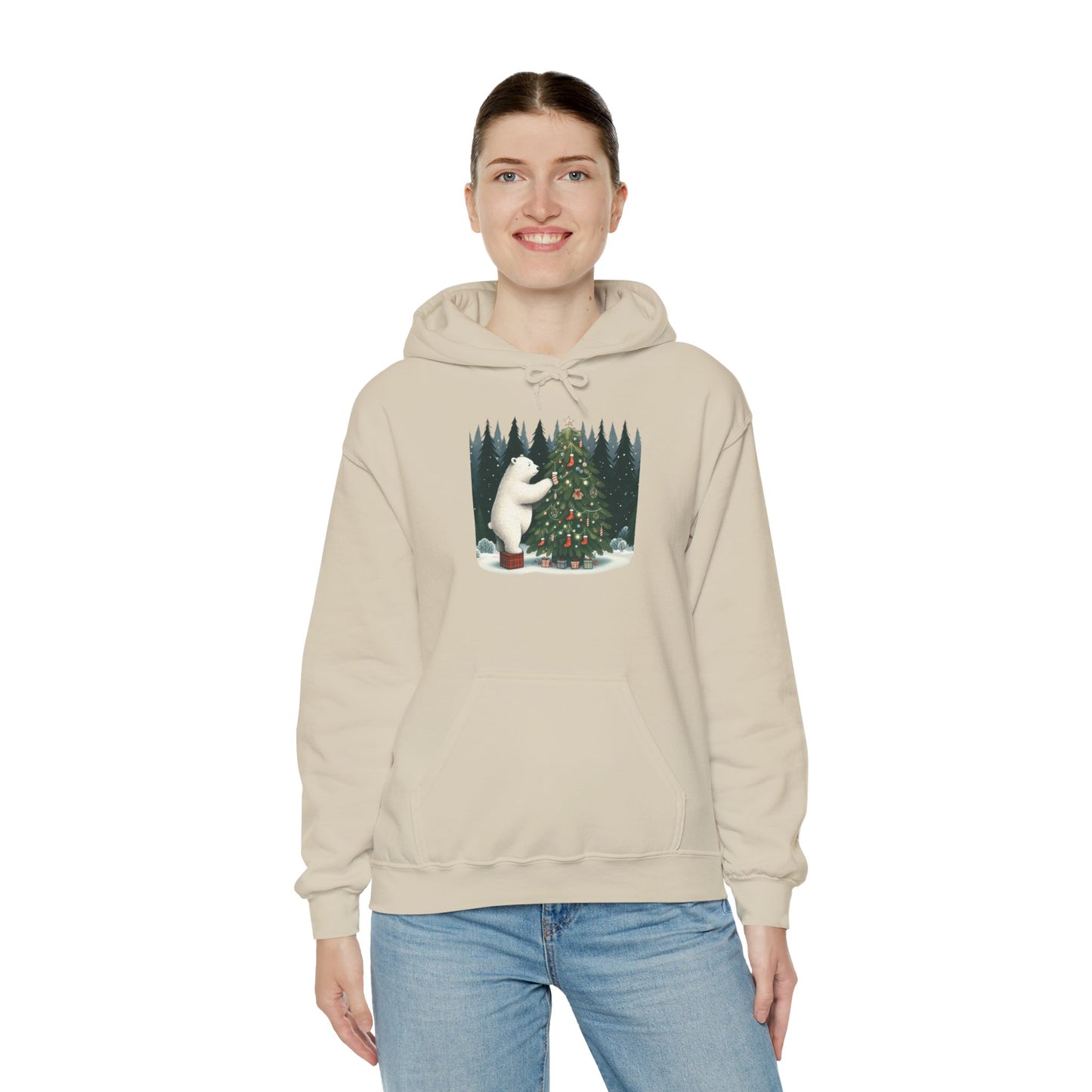 Feeling Like Christmas Polar Bear Hoodie
