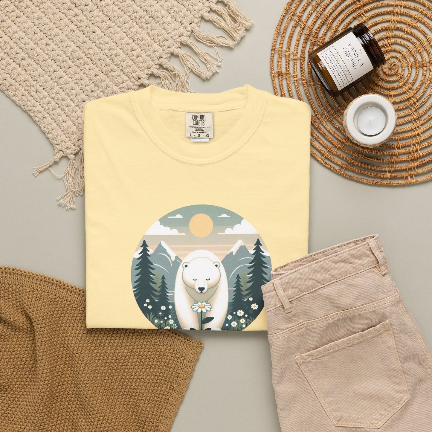 Polar Bear Alpine Comfort Colors Tee