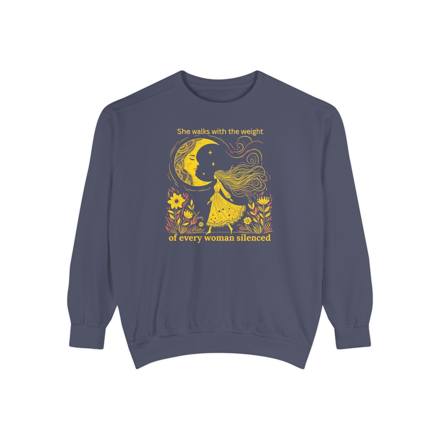 Comfort Colors She Walks With the Weight Sweatshirt