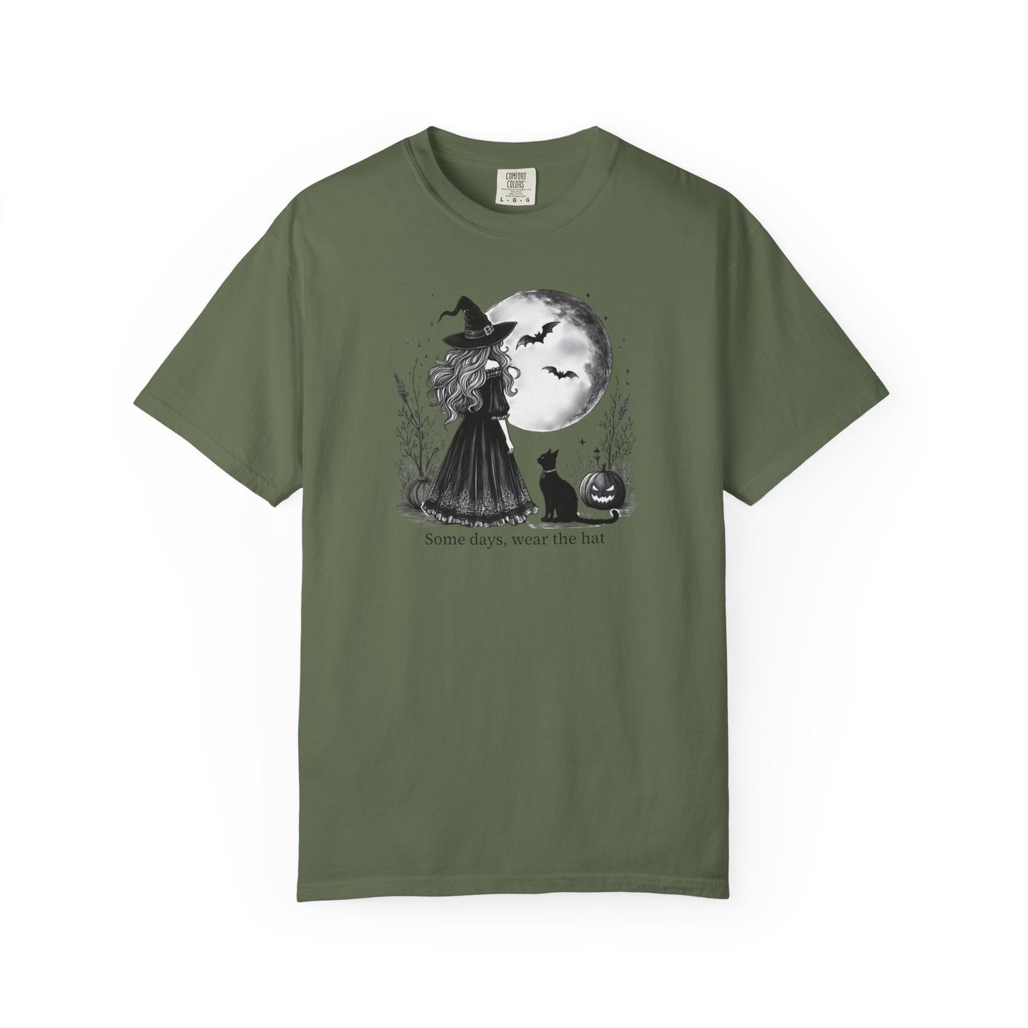 Comfort Colors Halloween Witch Moon Tee