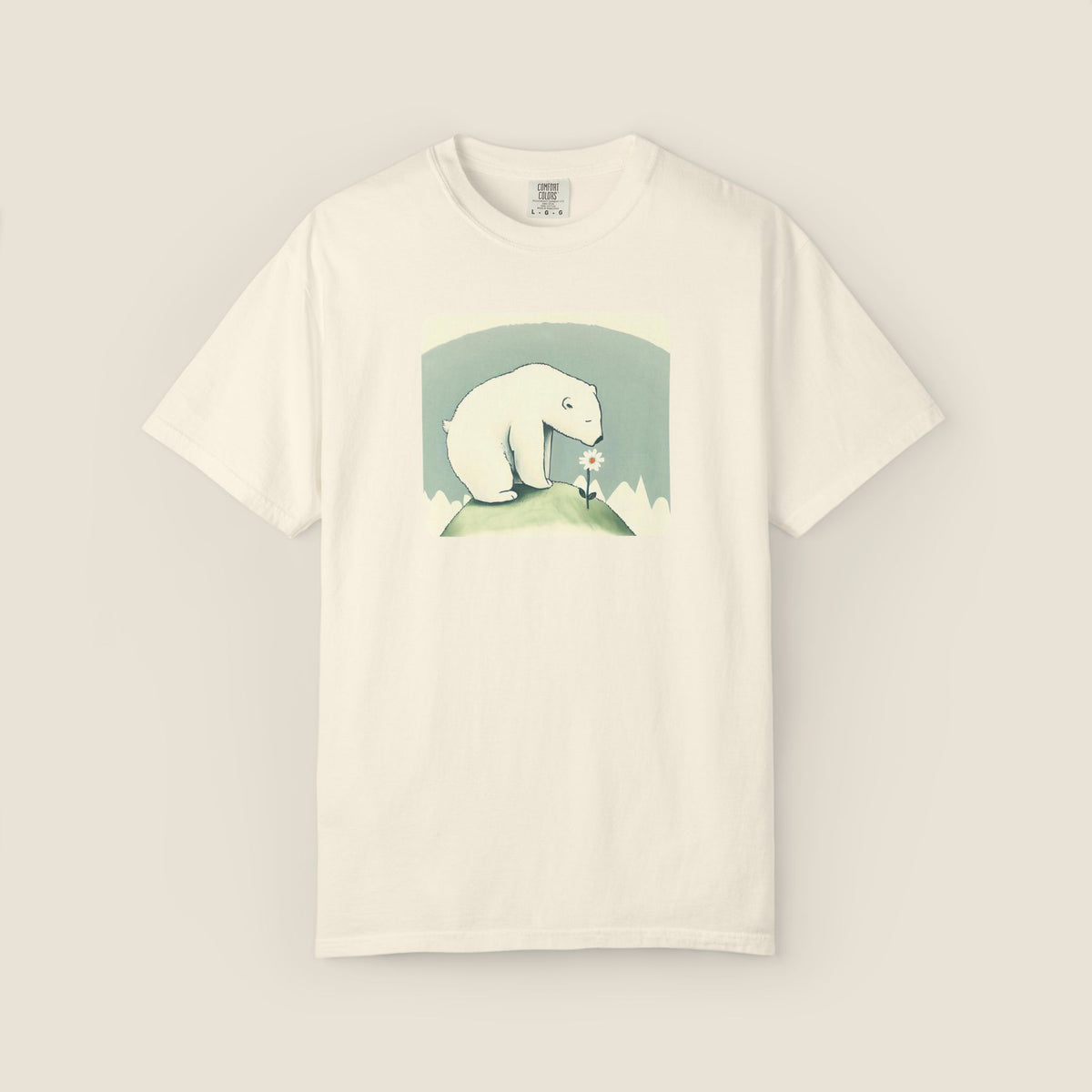 Polar Bear T-Shirt | Wildflower Comfort Colors Tee