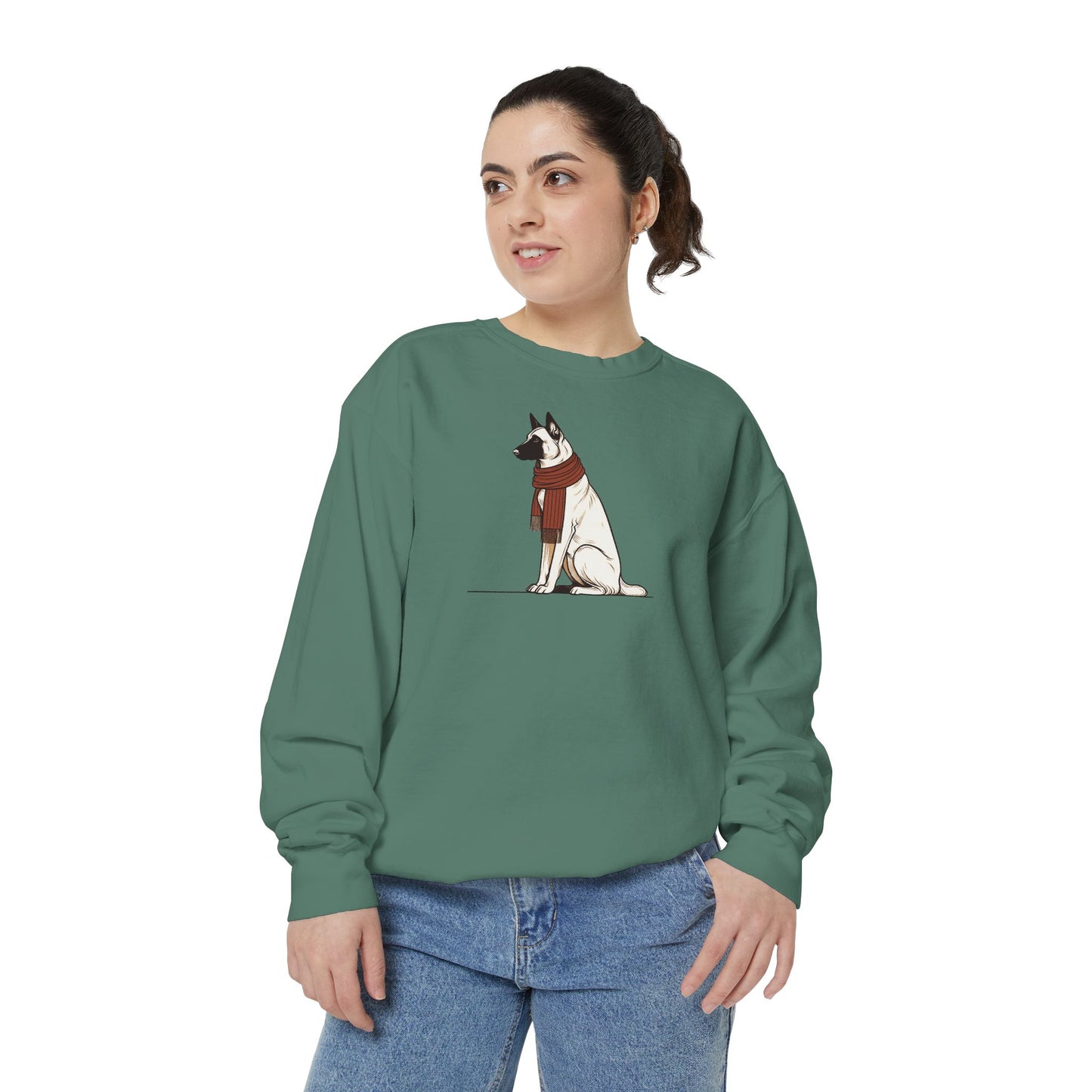 Belgian Malinois Scarf Sweatshirt