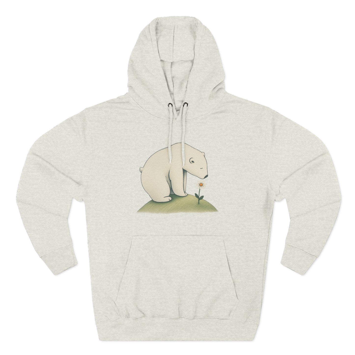 Daisy Day Polar Bear Hoodie